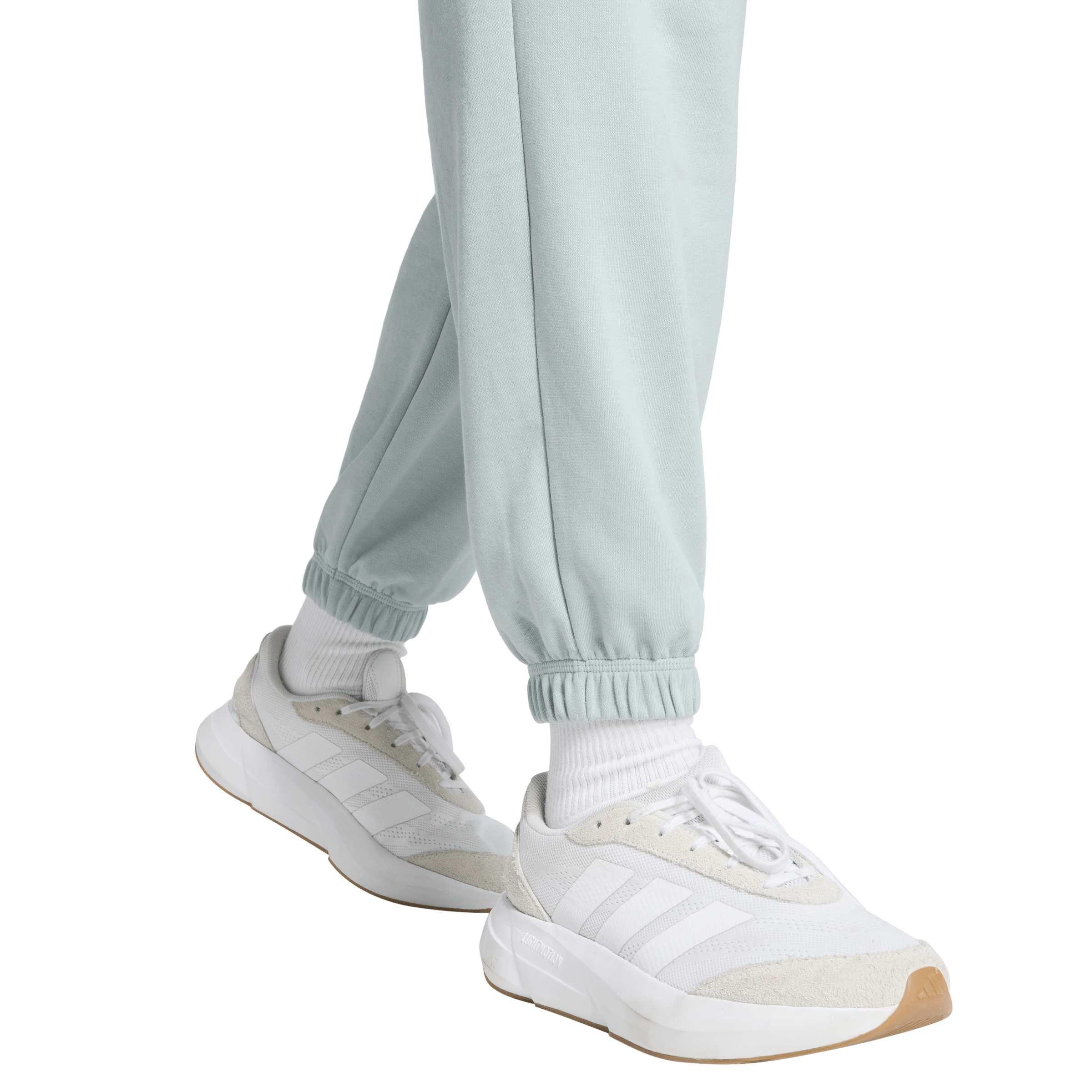 Wonder Sage/Whi - adidas - Women's Fleece Joggers - 4