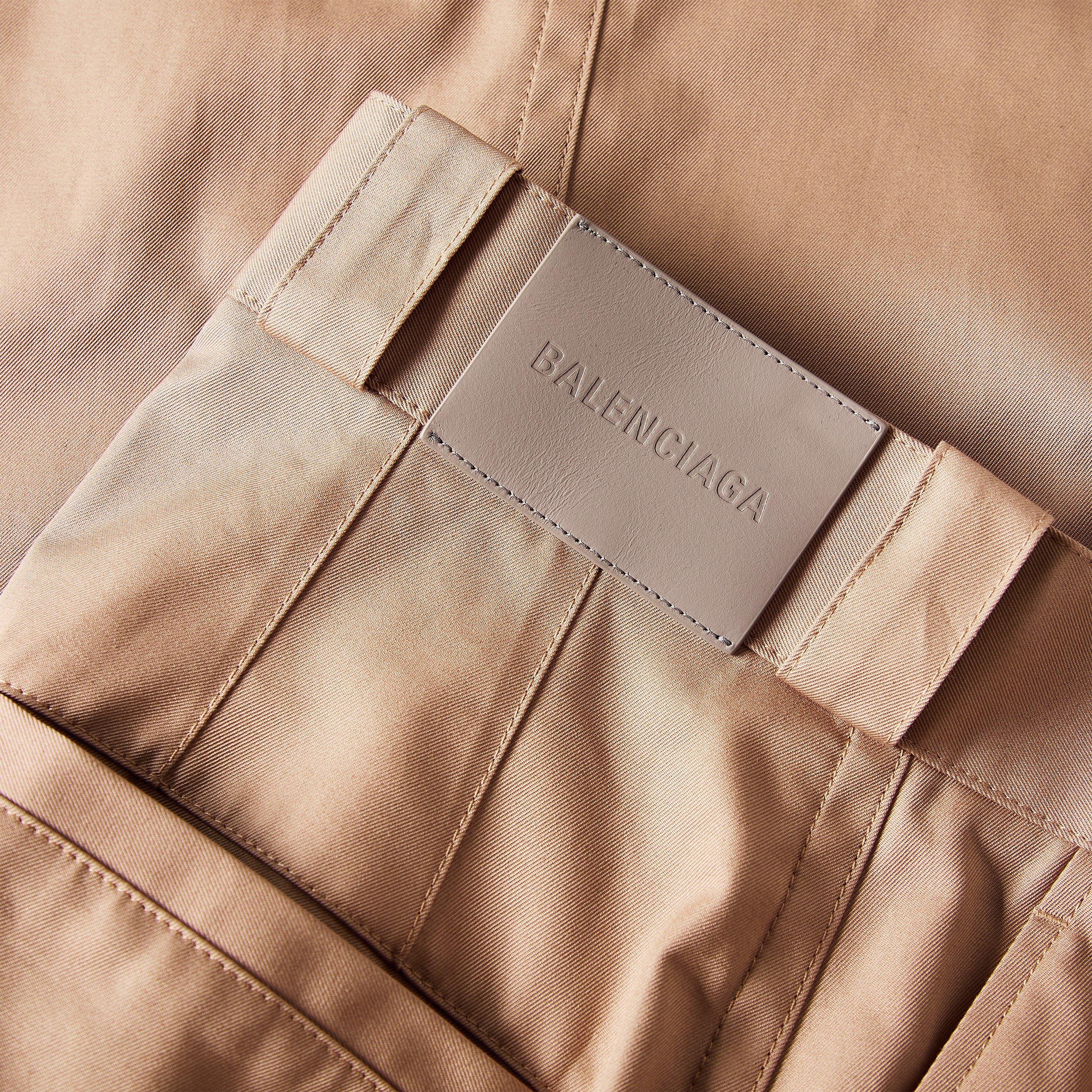 Beige - Balenciaga - Women's Wide Leg Trousers - 5