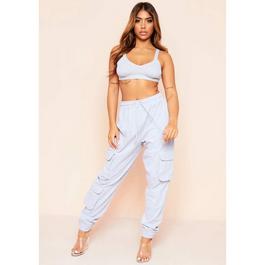 Missy Empire Cargo Detail Joggers