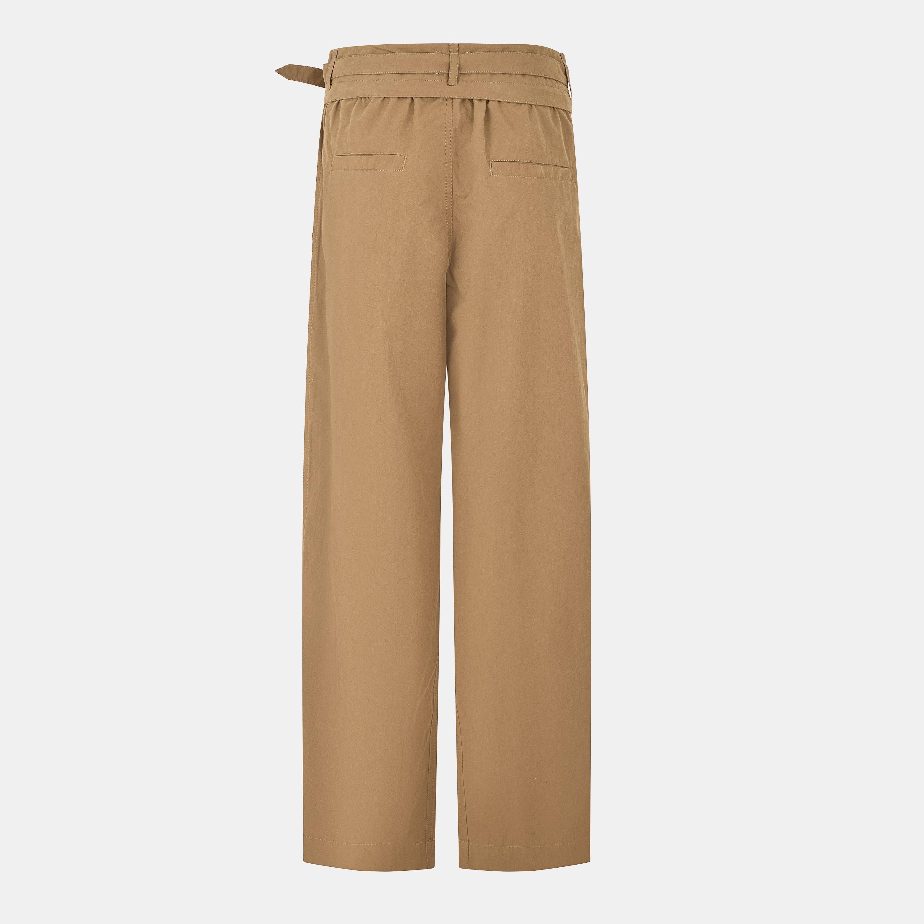 Khaki 67KI - Marant Etoile - Women's Celia Wide Leg Trousers - 2