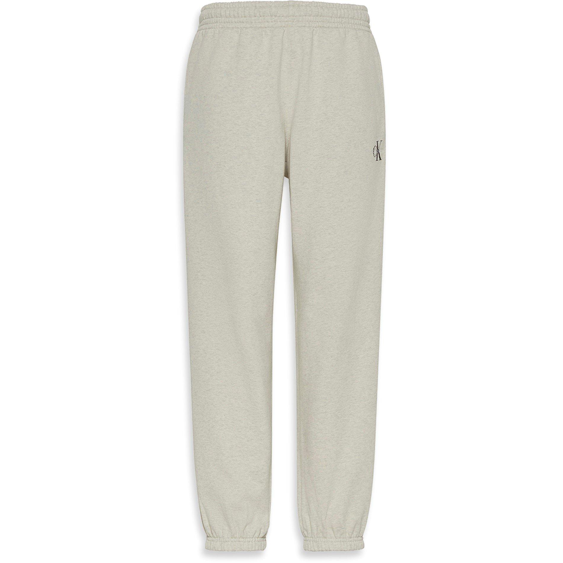 Vanilla Heather - Calvin Klein Jeans - Women's CKJ Mono Closed Hem Fleece Joggers - 7