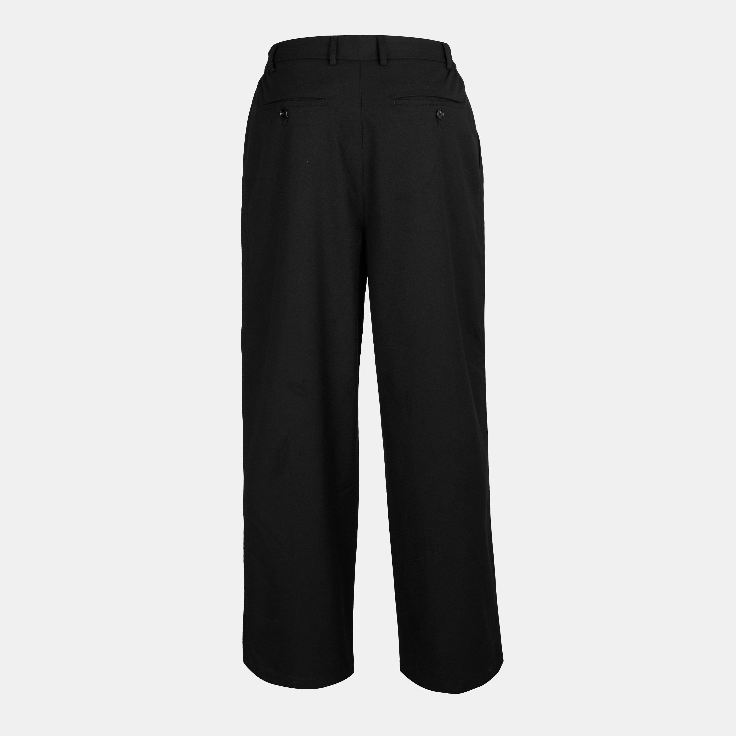 Black - MKI MIYUKI ZOKU - MKI Wide Leg Trouser Sn54 - 2