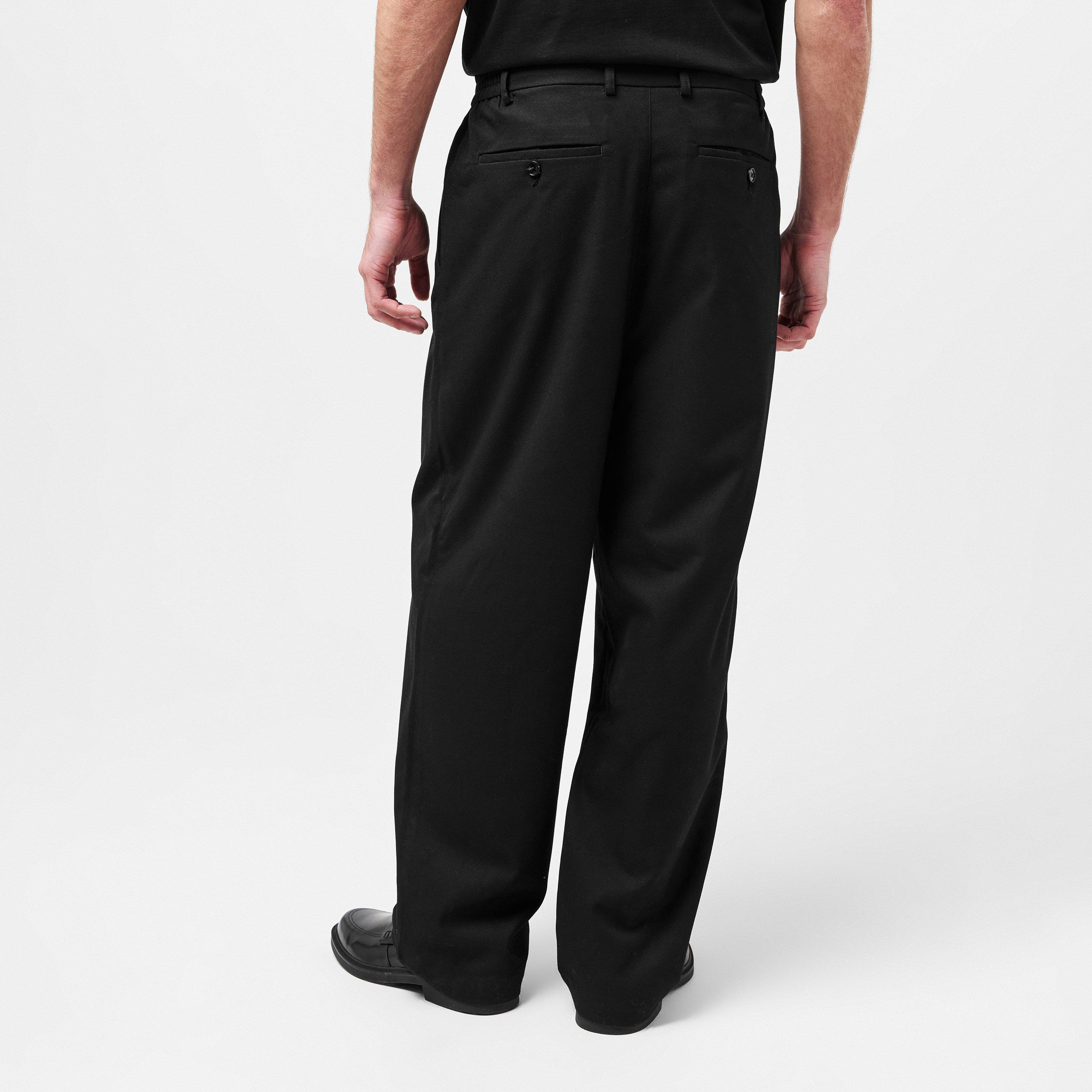 Black - MKI MIYUKI ZOKU - MKI Wide Leg Trouser Sn54 - 4