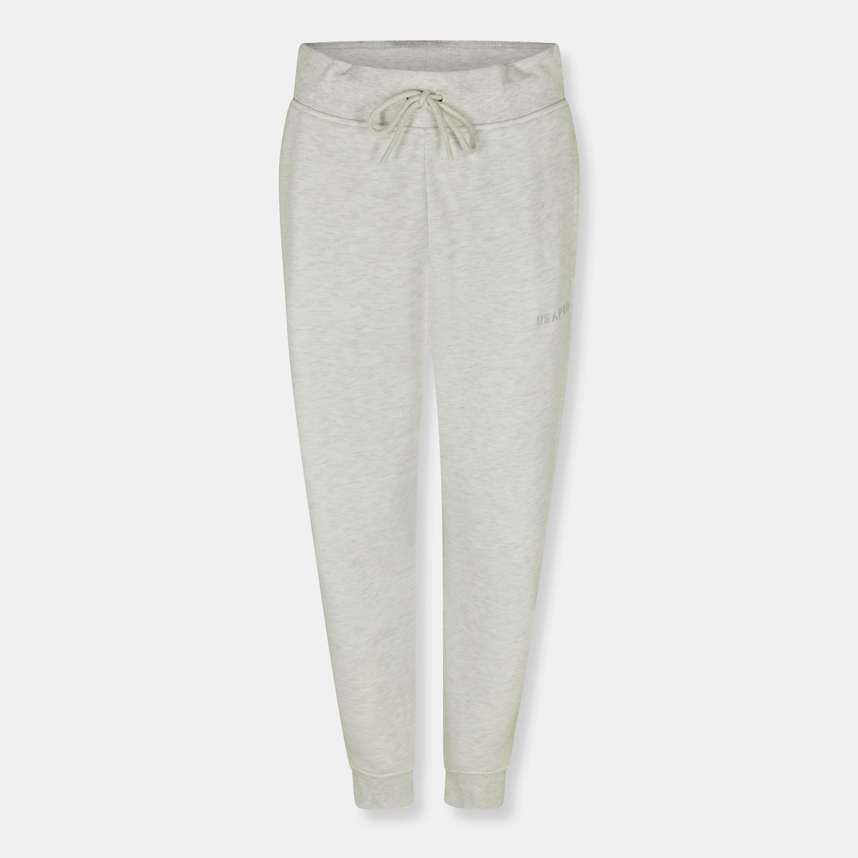 Usa Pro Women's Classic Joggers - Ice Grey Marl - 6 (34)
