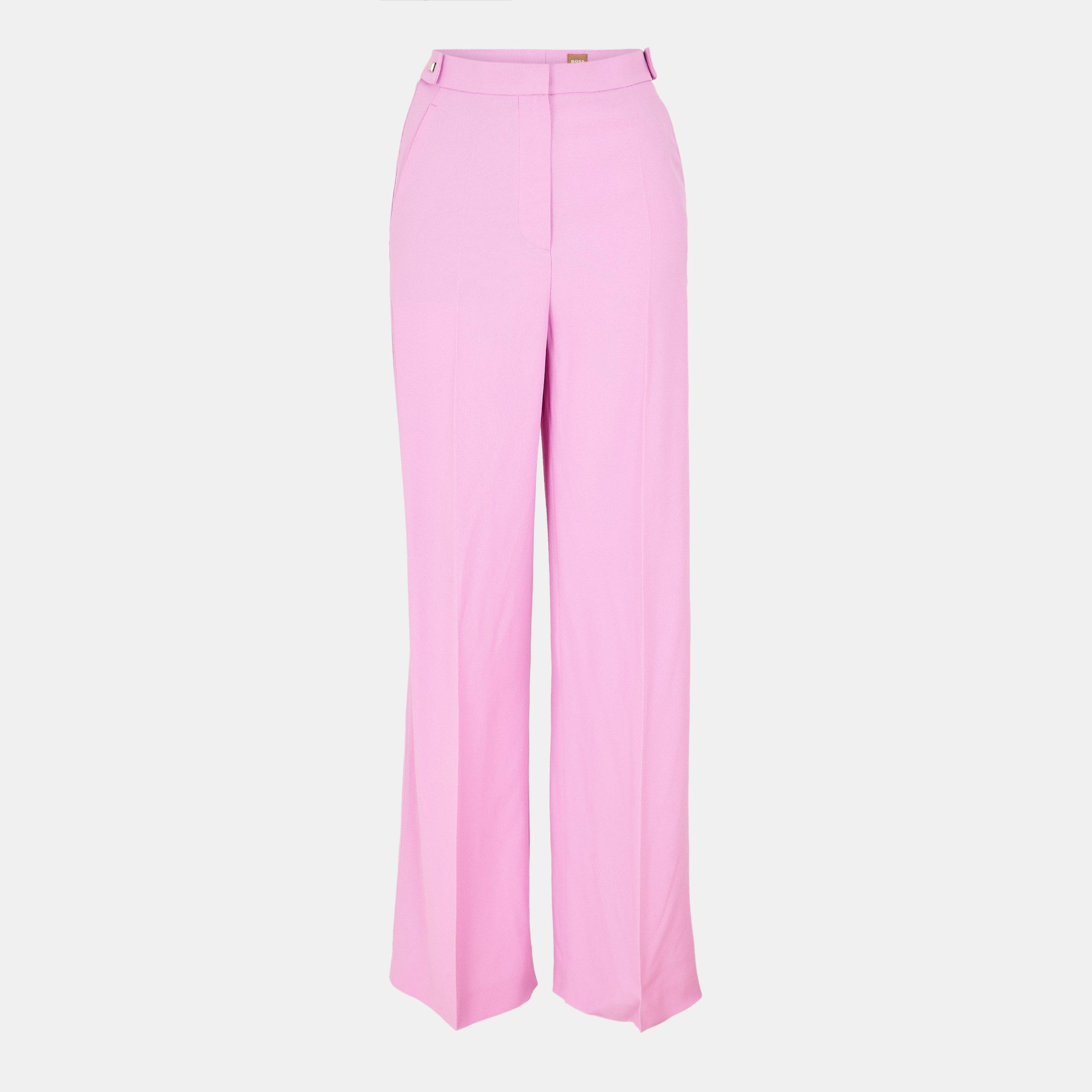 Open Pink - Boss - Women's Tacilana Wide Leg Trousers - 1