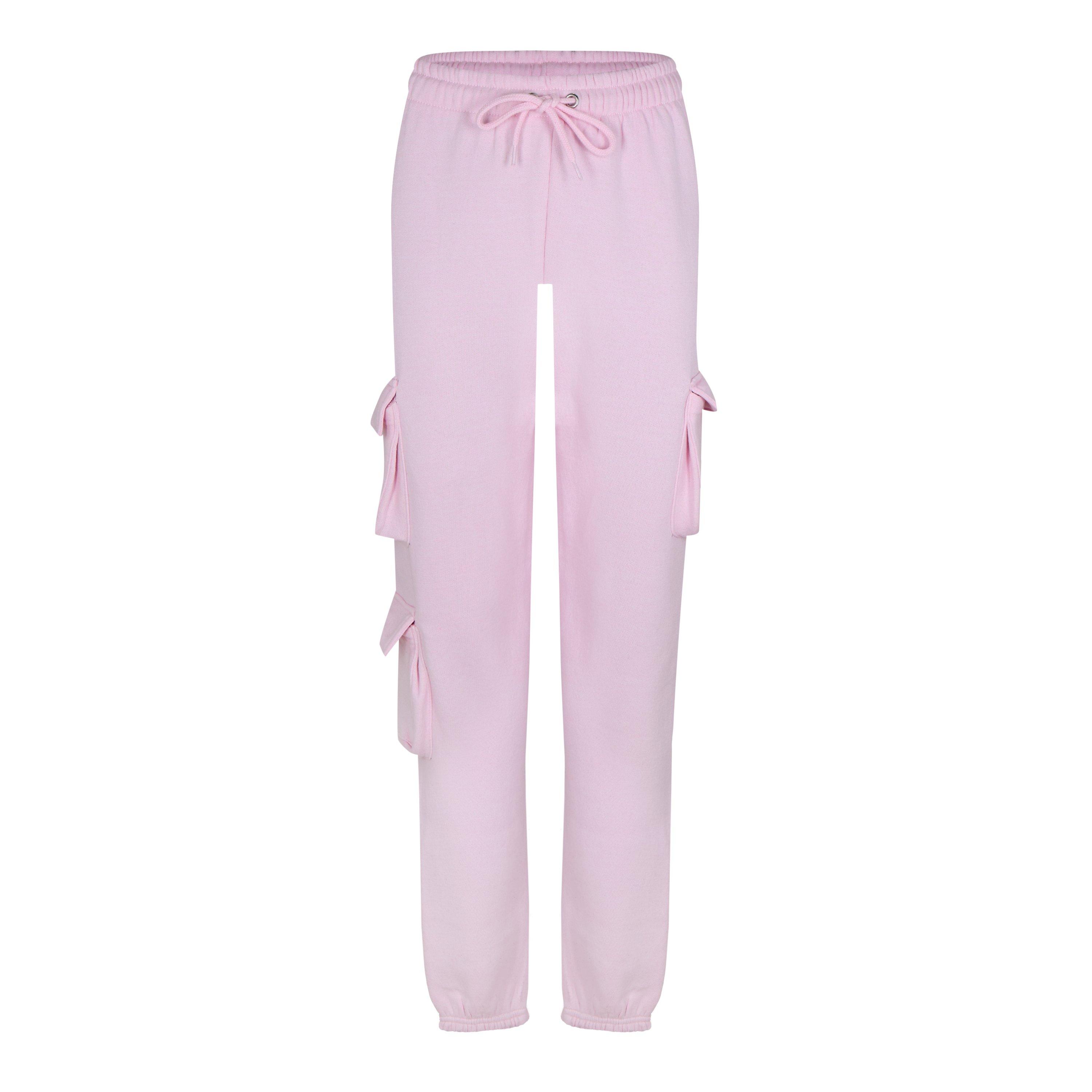 Pink - Missy Empire - Basic Cuffed Joggers - 1