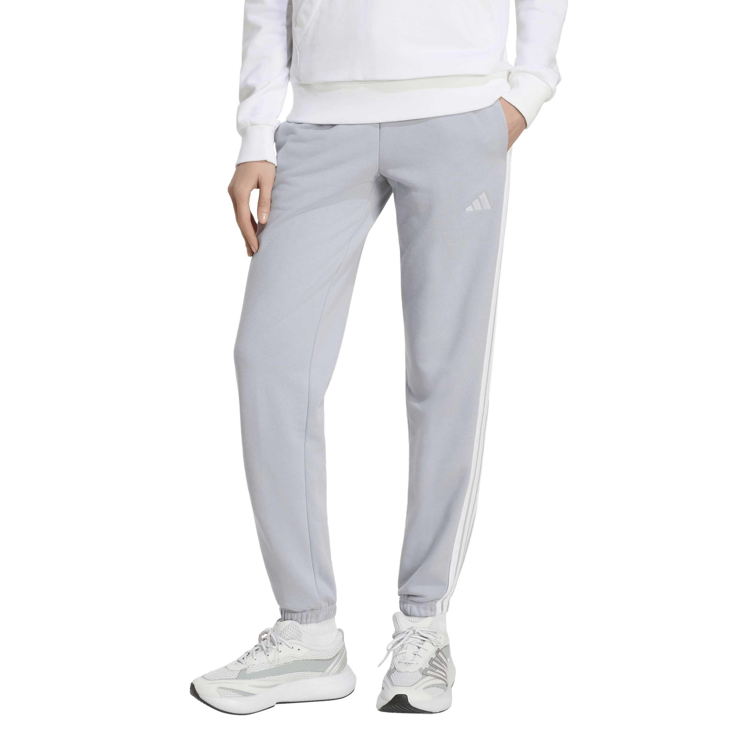 Halo Silver/Whi - adidas - Women's Fleece Joggers - 2