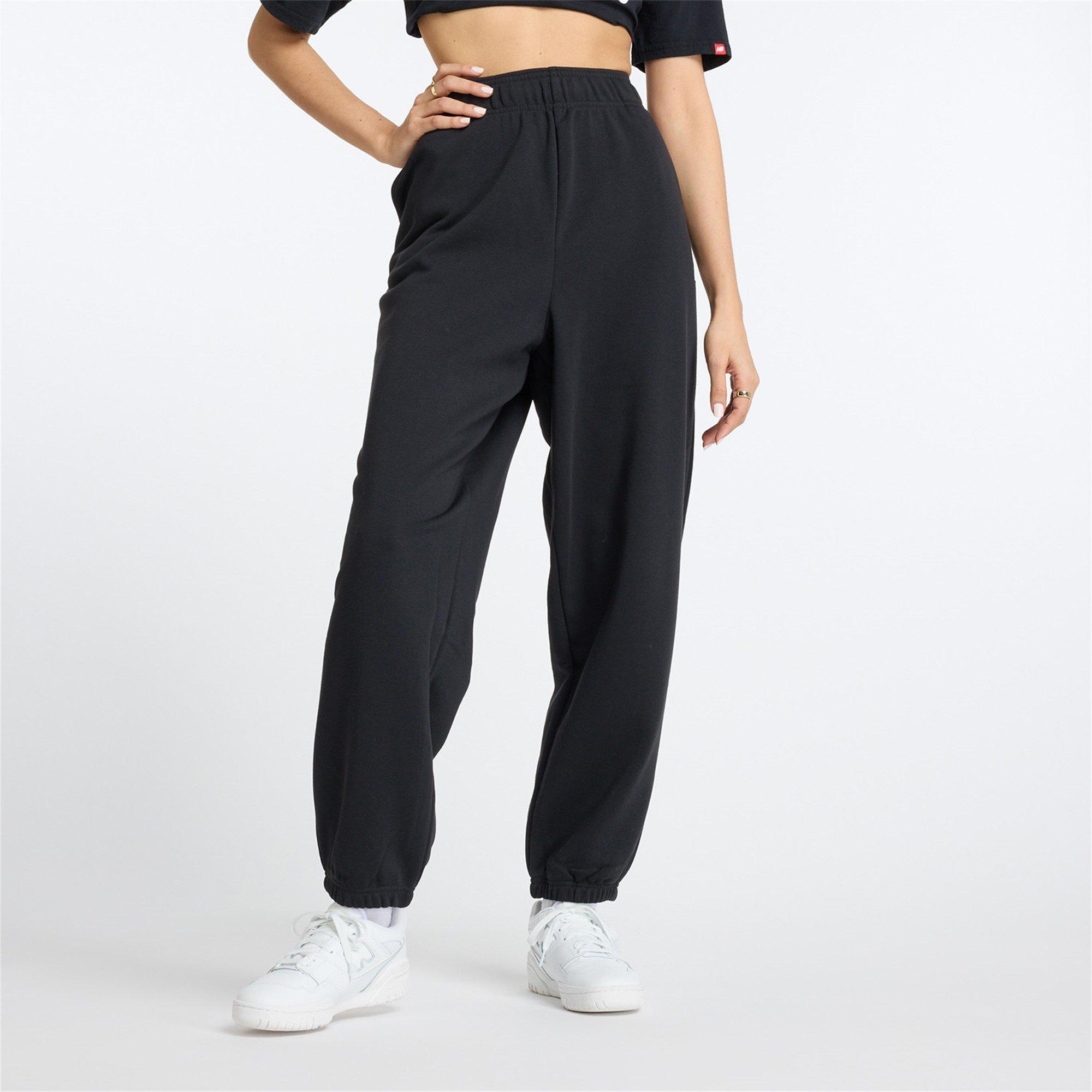Black - New Balance - Women's Closed Hem Fleece Joggers - 1