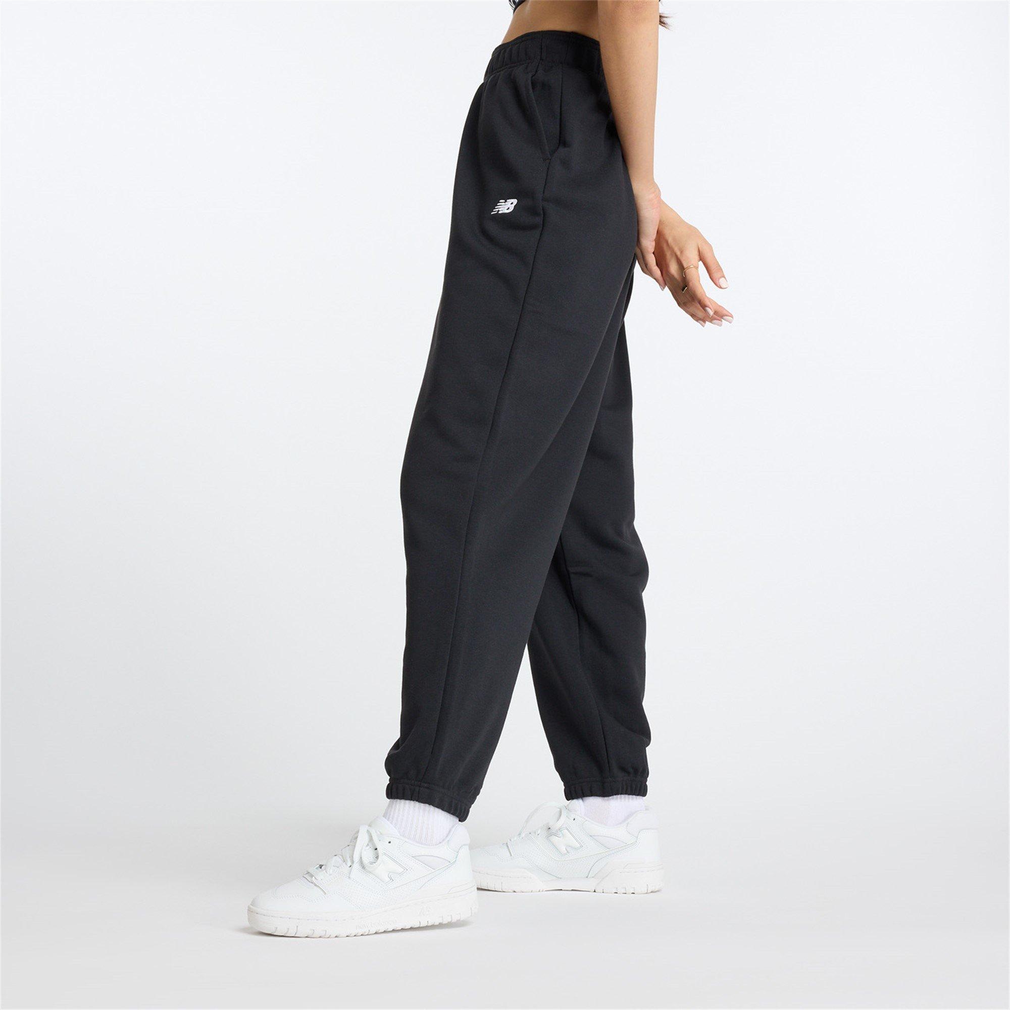 Black - New Balance - Closed Hem Fleece Joggers - 3