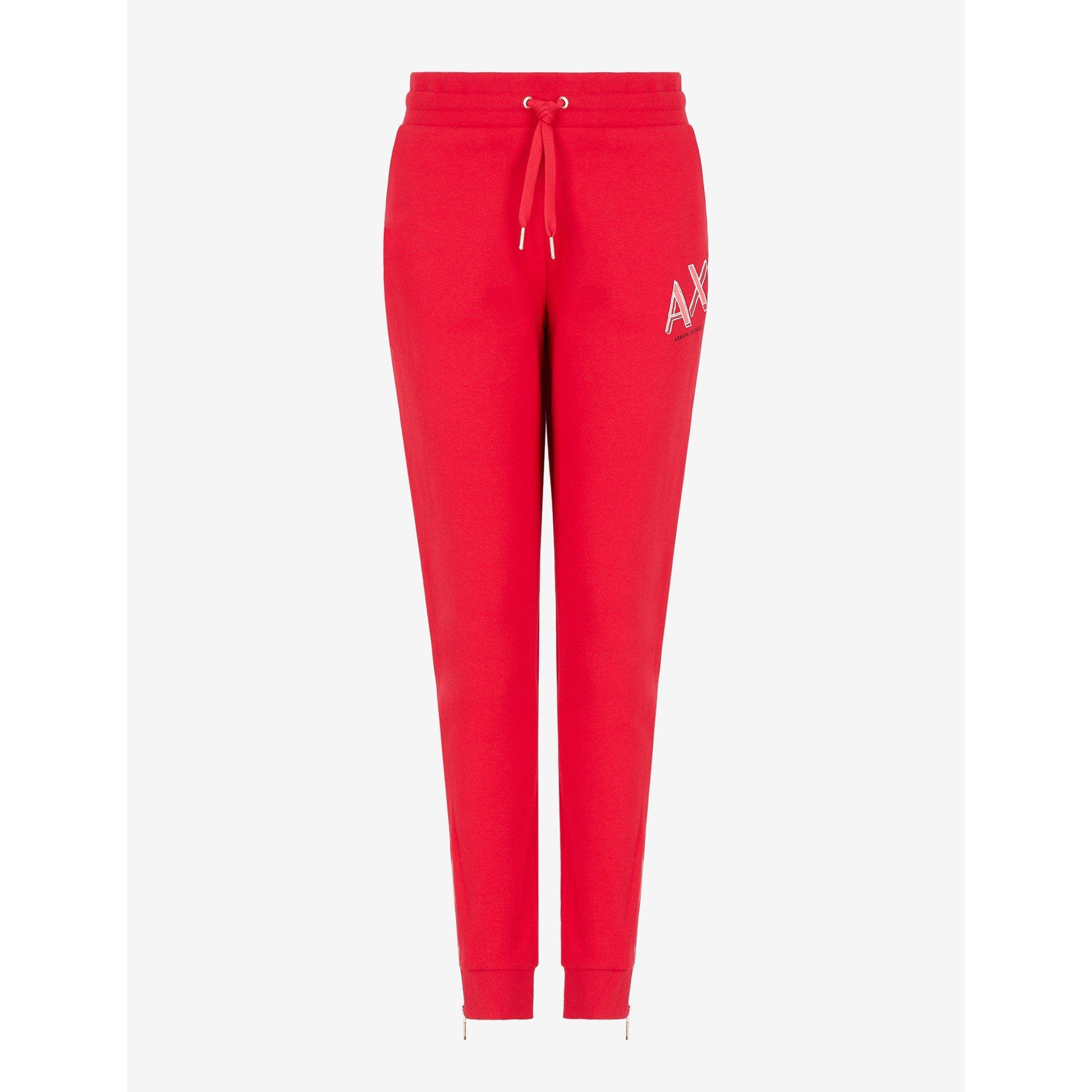 Magma - Armani Exchange - Women's Closed Hem Fleece Jogging Bottoms - 4