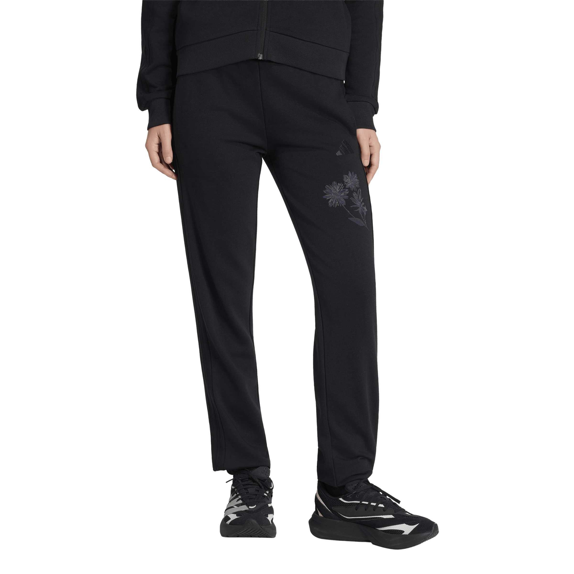 Black - adidas - Women's Closed Hem Fleece Joggers - 2
