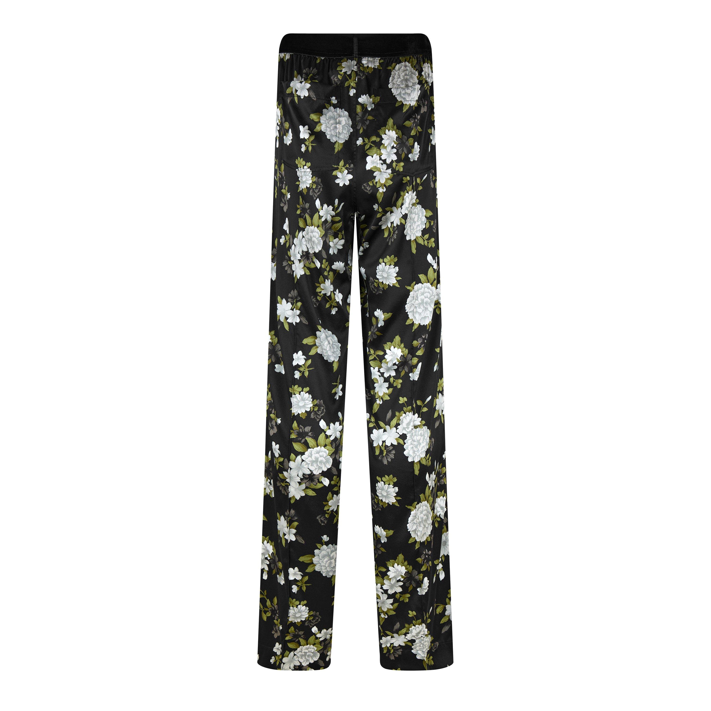 Black - Tom Ford - Women's Plain Silk Stretch Satin Pj Pants - 6