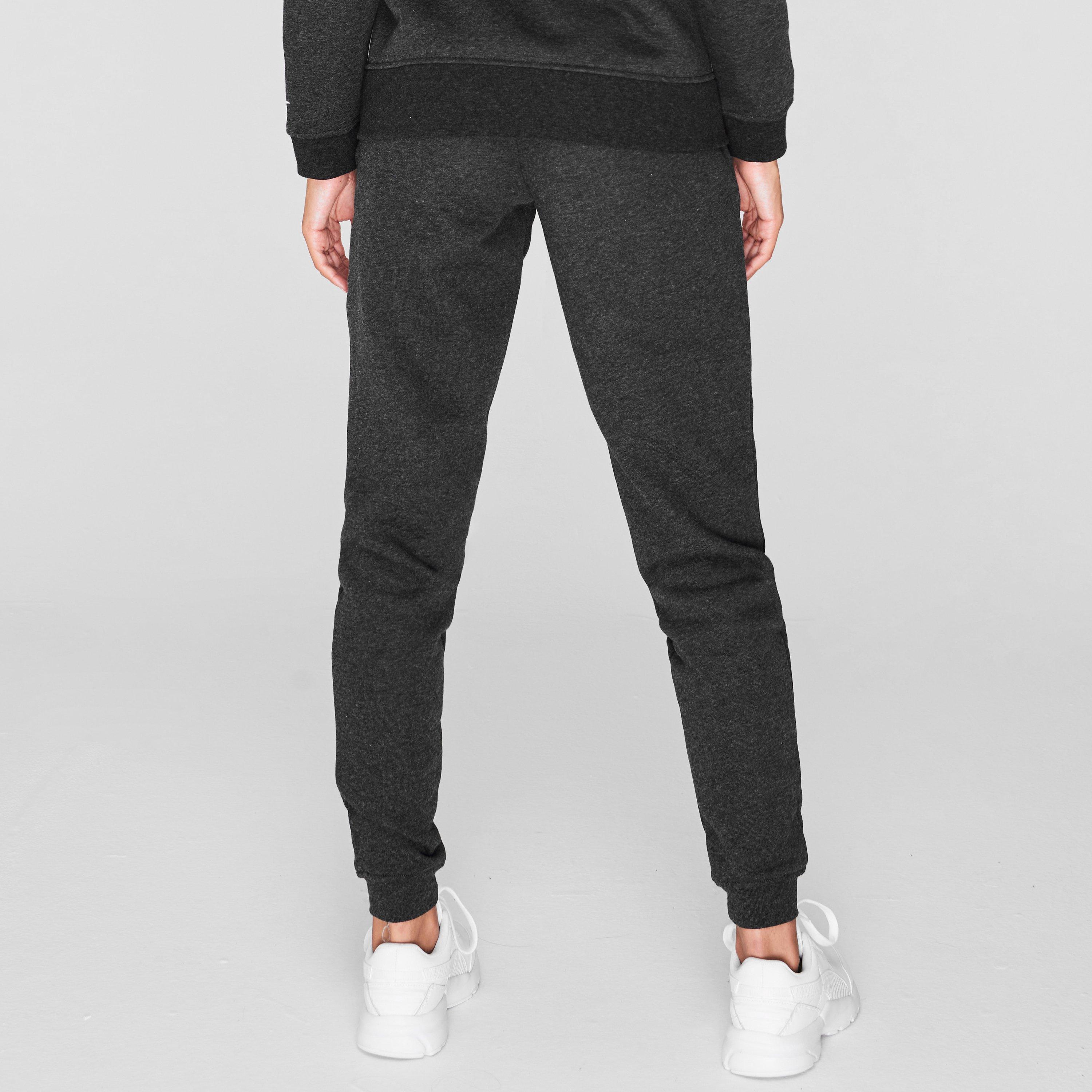 Charcoal Marl - LA Gear - Closed Hem Jogging Pants Ladies - 3