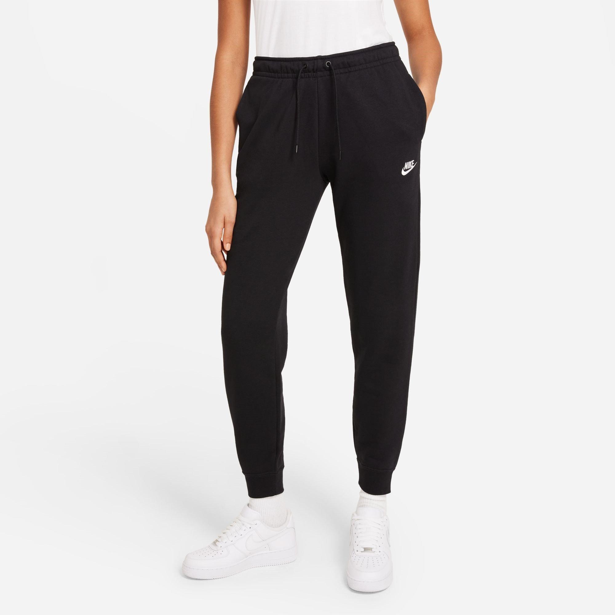 Black - Nike - Sportswear Essential Fleece Pants Womens - 3