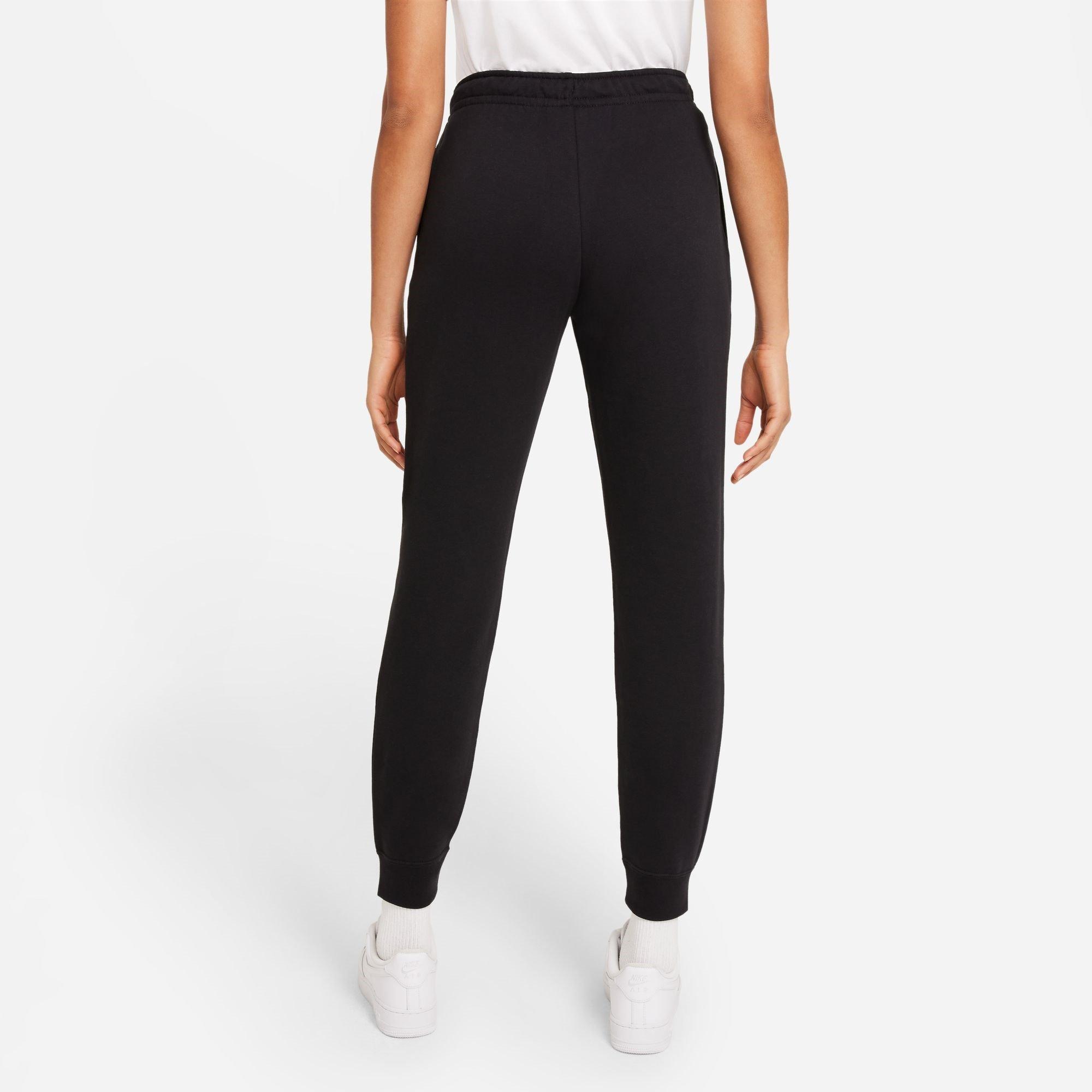 Black - Nike - Sportswear Essential Fleece Pants Womens - 4