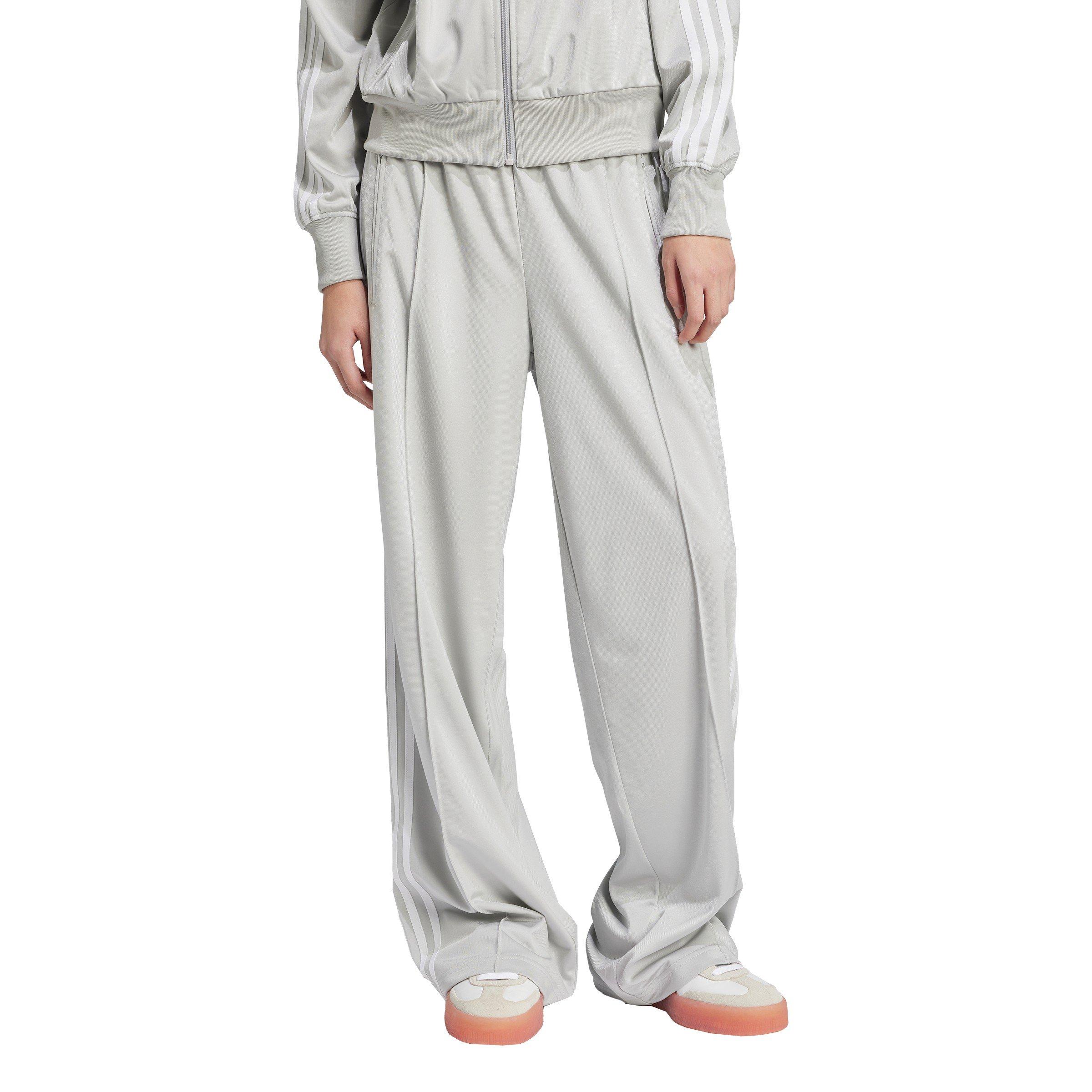 Grey Two - adidas Originals - Women's Firebird Bottoms Open Hem Woven Tracksuit Joggers - 2