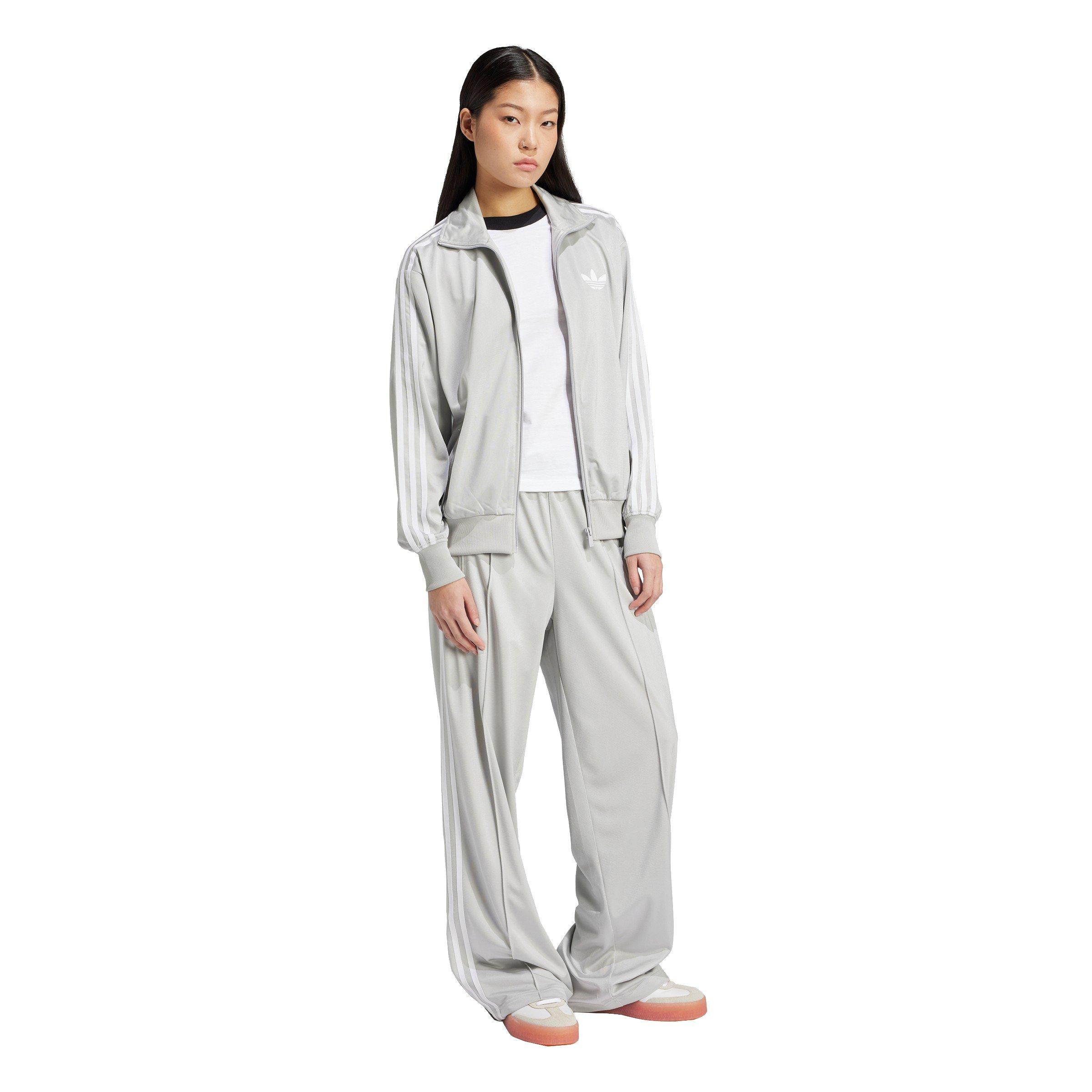 Grey Two - adidas Originals - Women's Firebird Bottoms Open Hem Woven Tracksuit Joggers - 6