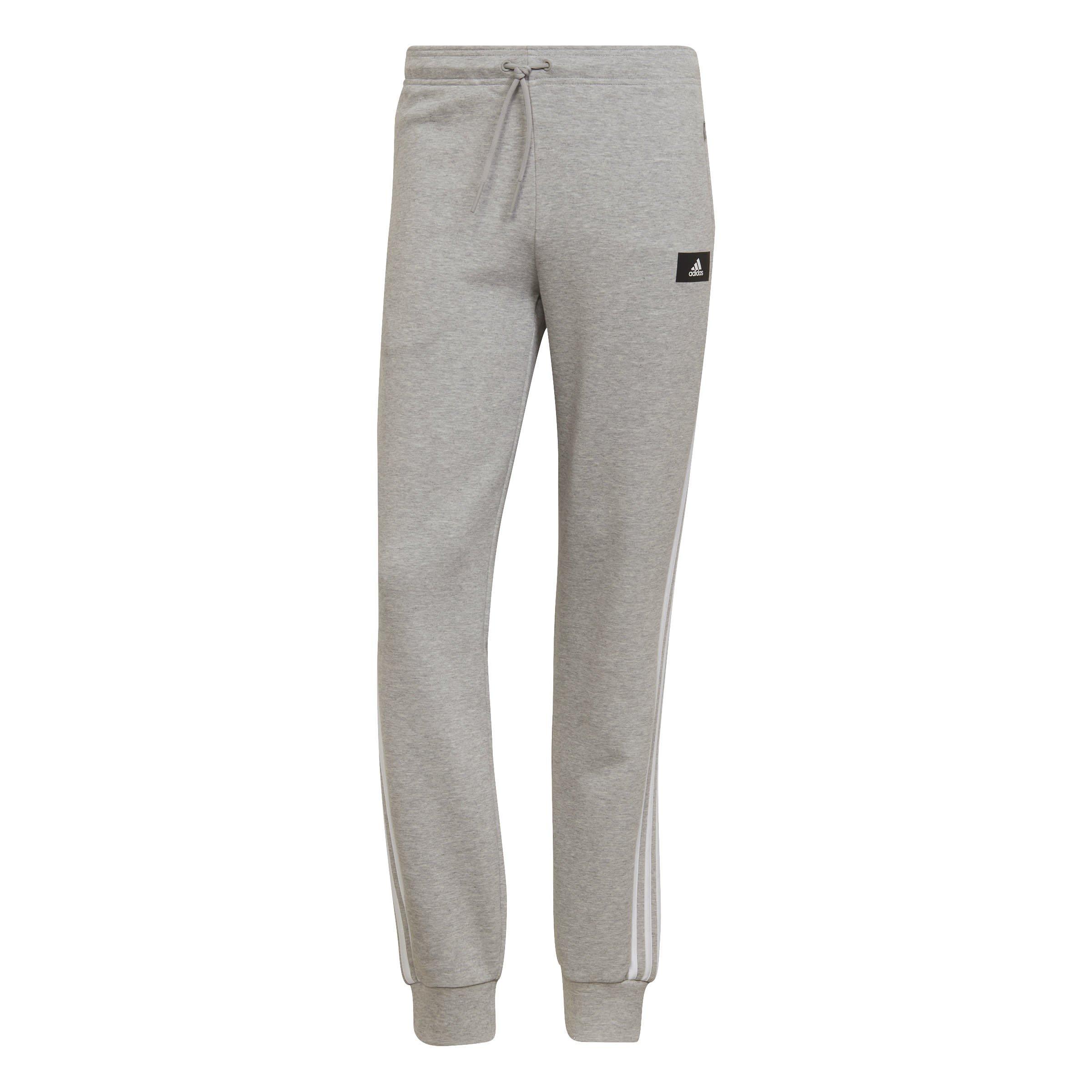 Grau - adidas - Women's Future Icons Stripes Closed Hem Fleece Jogger