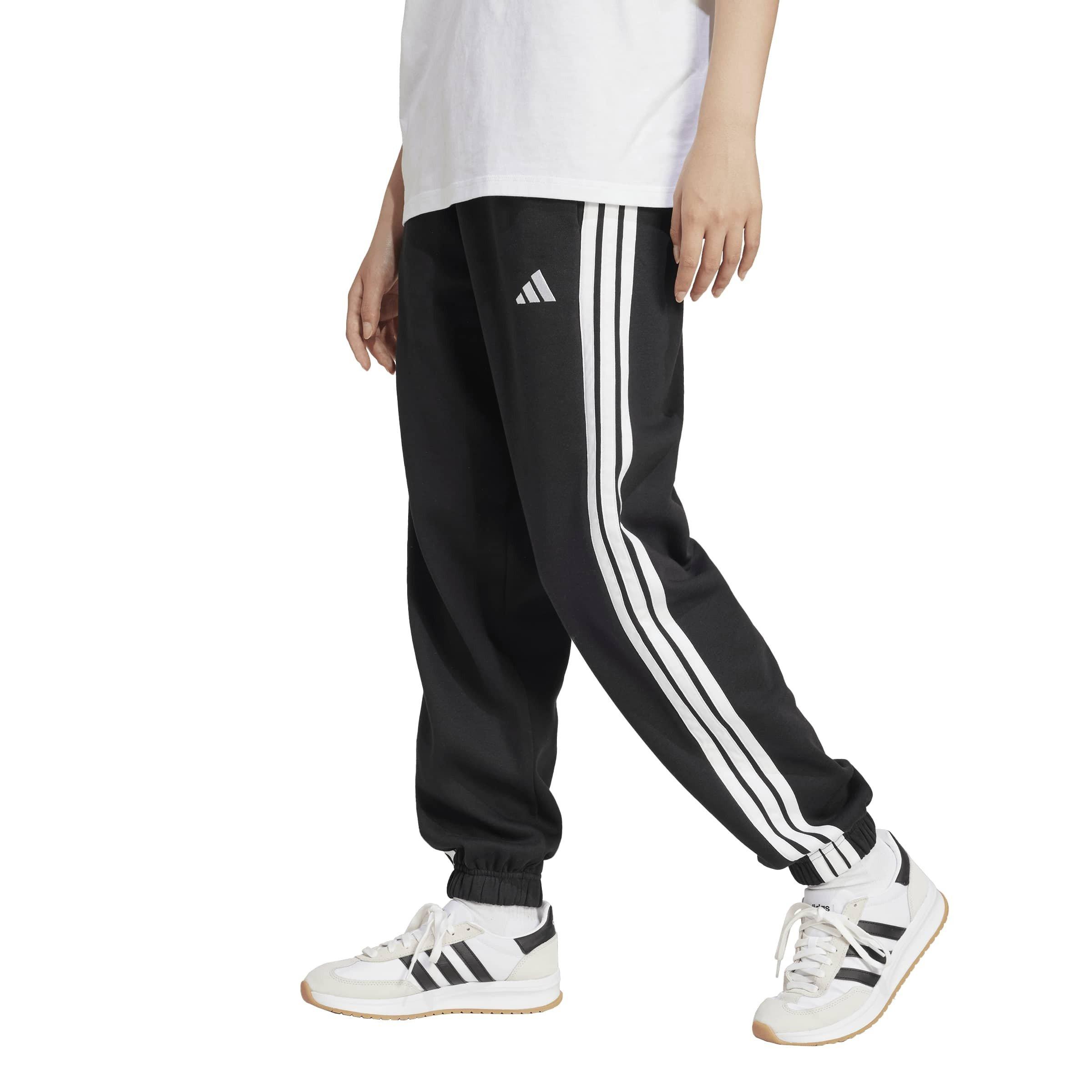 Noir - adidas - Essentials 3-Stripes Pants Slim Womens - 2