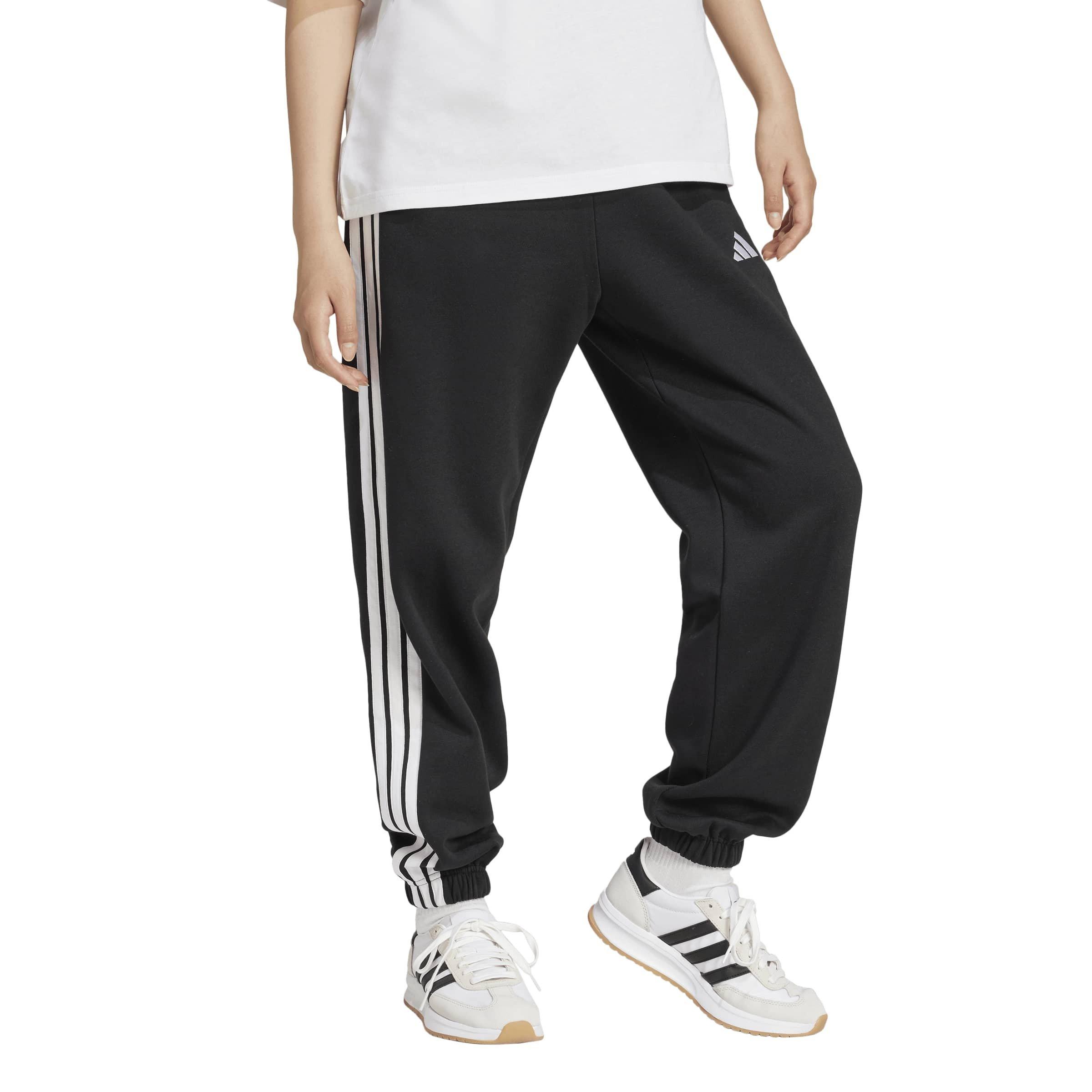 Noir - adidas - Essentials 3-Stripes Pants Slim Womens - 6