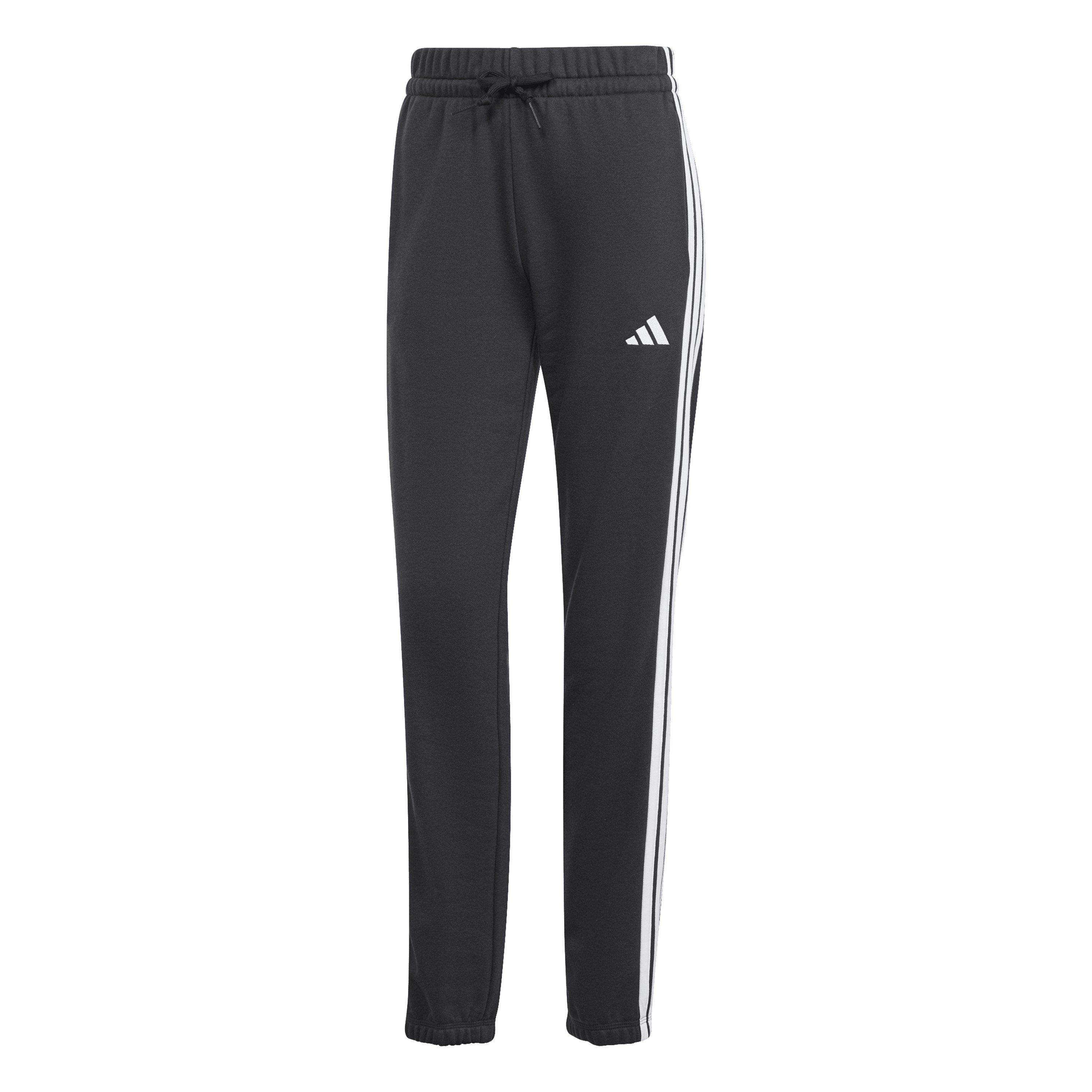 Nero/Bianco - adidas - Essentials 3-Stripes Pants Slim Womens - 1