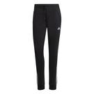 Schwarz/Weiß - adidas - Womens 3-Stripes Pants Slim - 1