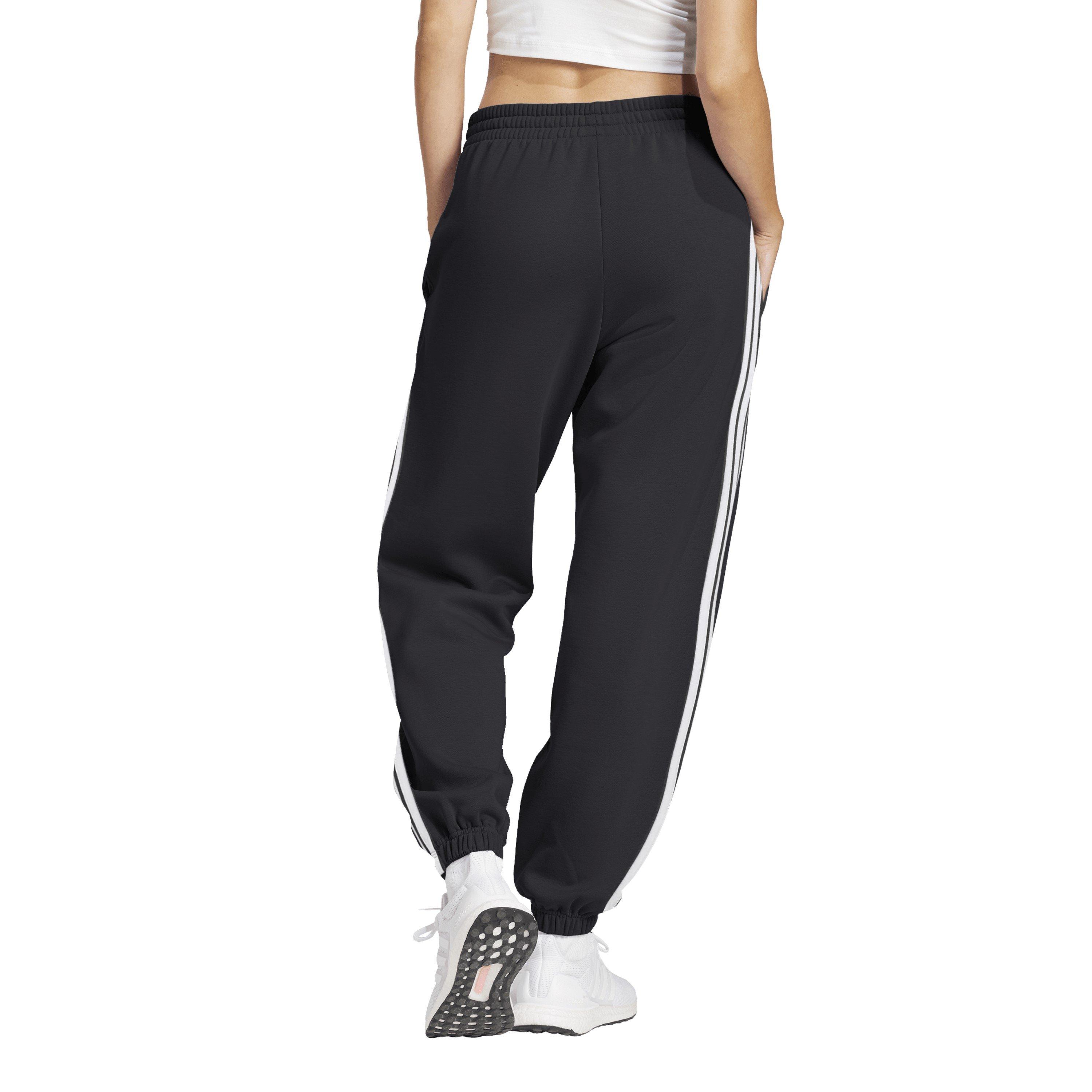 Negro/Blanco - adidas - Essentials 3-Stripes Pants Slim Womens - 3