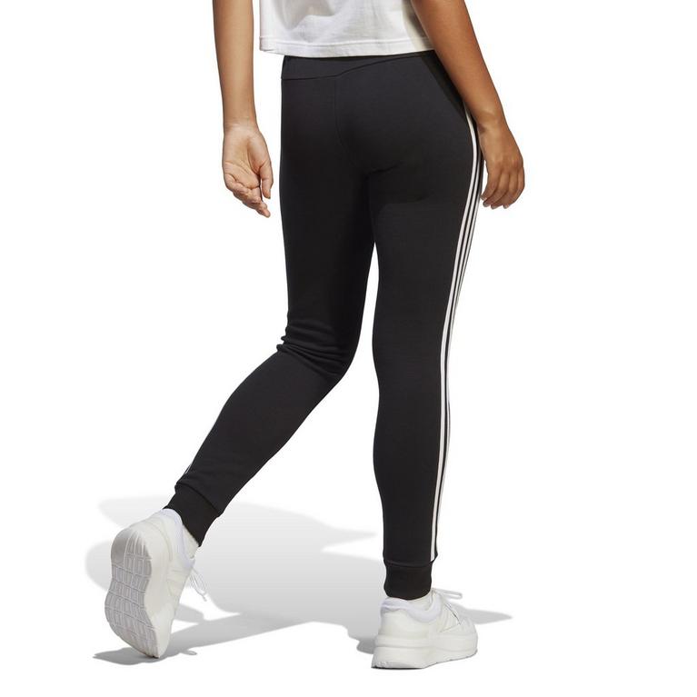 Schwarz/Weiß - adidas - Womens 3-Stripes Pants Slim - 3