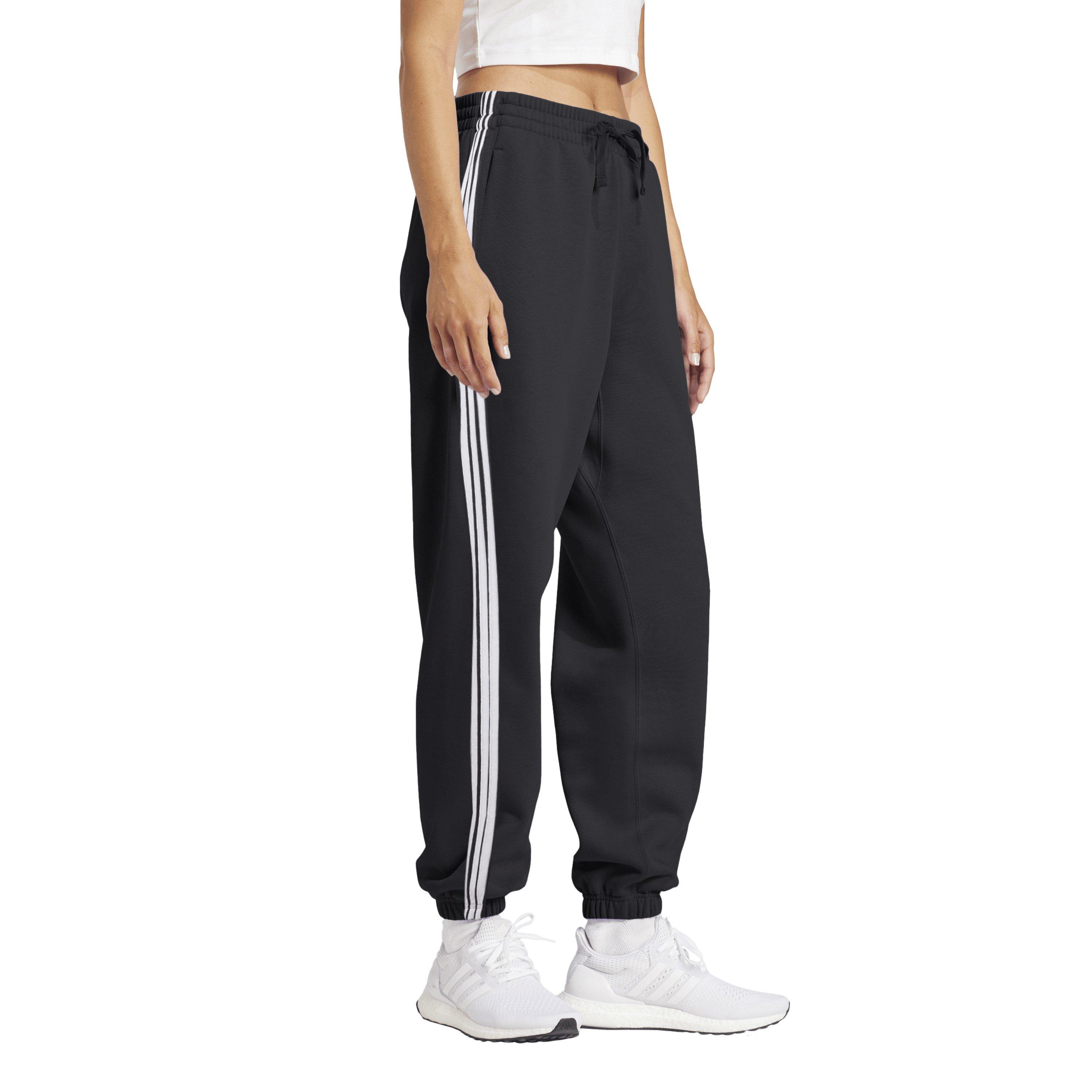 Negro/Blanco - adidas - Essentials 3-Stripes Pants Slim Womens - 6