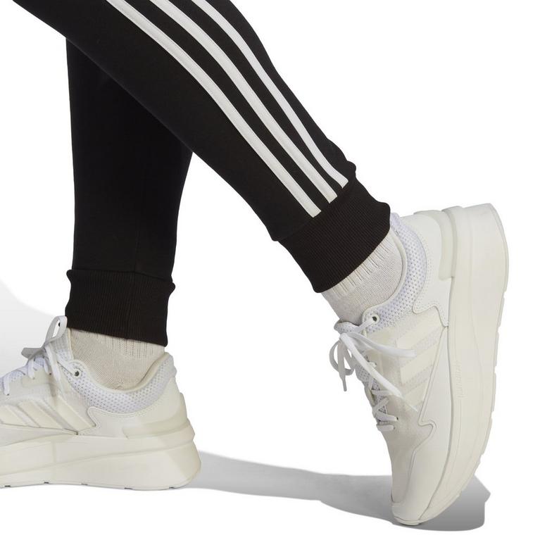 Schwarz/Weiß - adidas - Womens 3-Stripes Pants Slim - 7