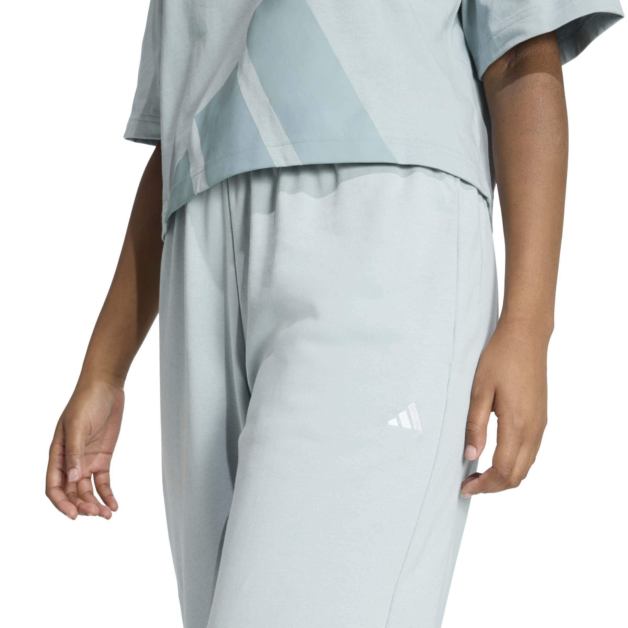 Sage/White - adidas - Women's Fleece Joggers - 5