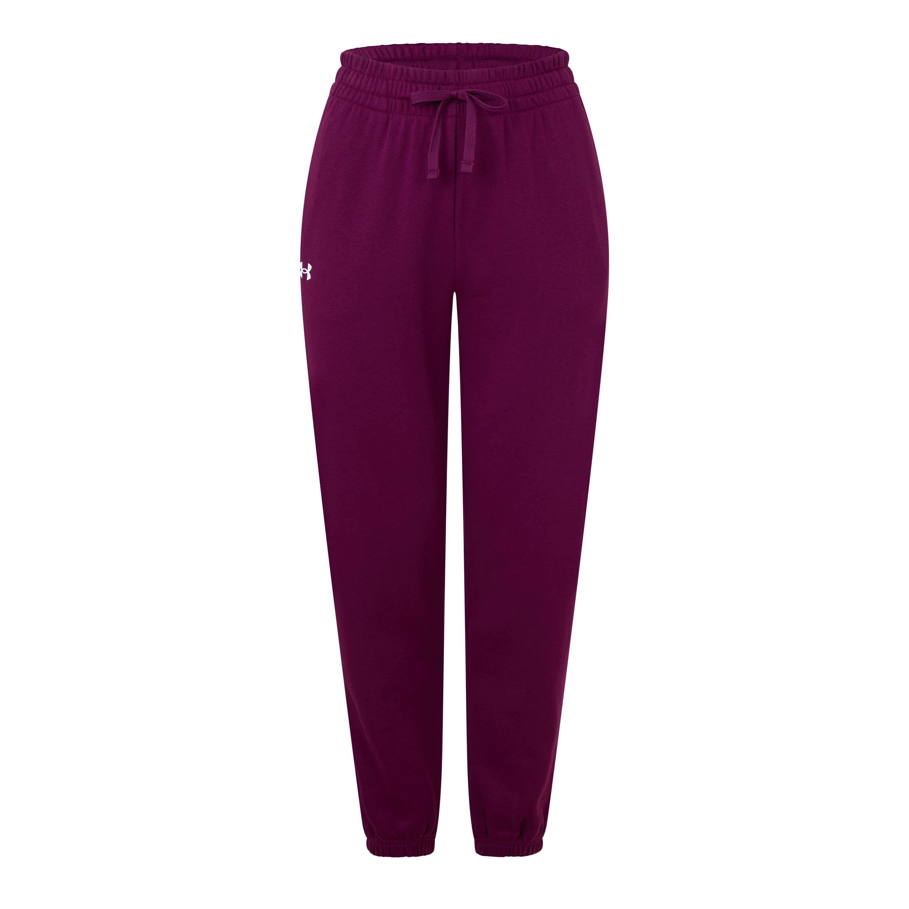 Purple - Under Armour - Women's Rival Terry Joggers - 1
