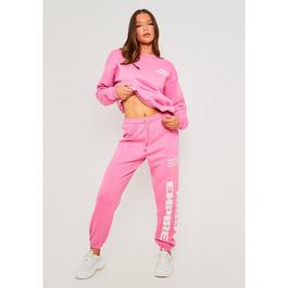 Missy Empire Slogan Joggers