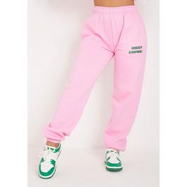 Missy Empire Pink Printed Cuffed Joggers