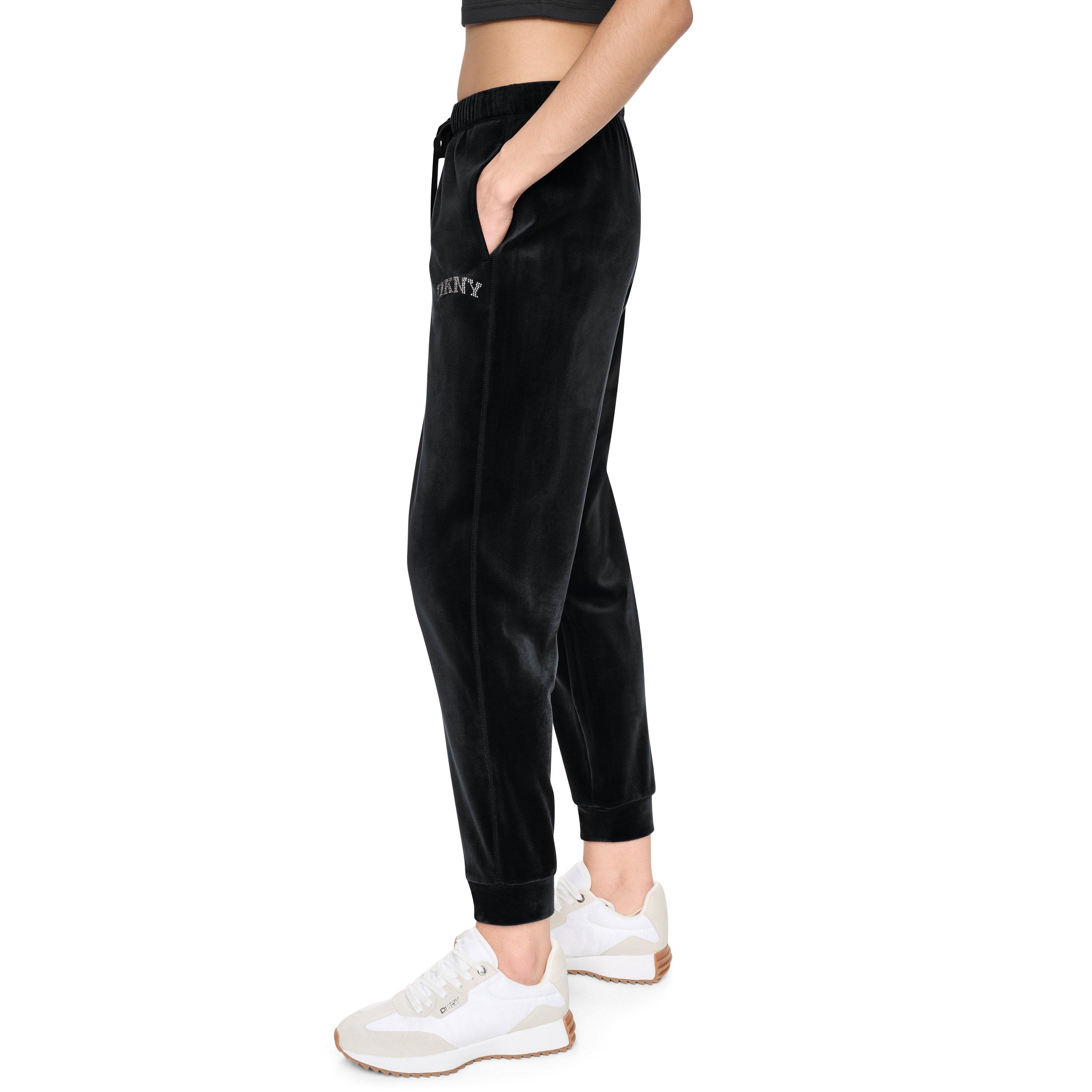 Black - DKNY - DKNY VelourDMT Jog Ld64 - 2