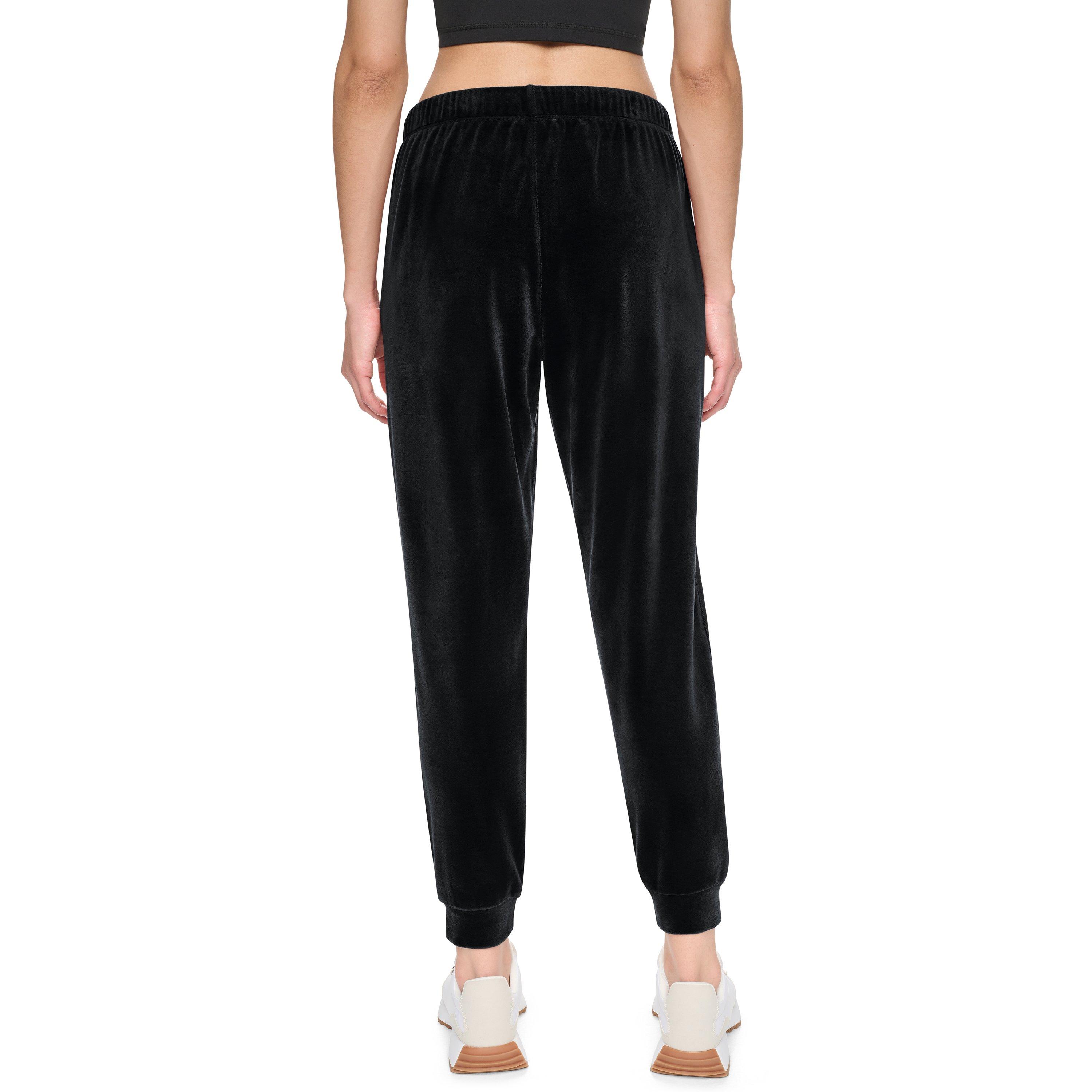 Black - DKNY - DKNY VelourDMT Jog Ld64 - 3