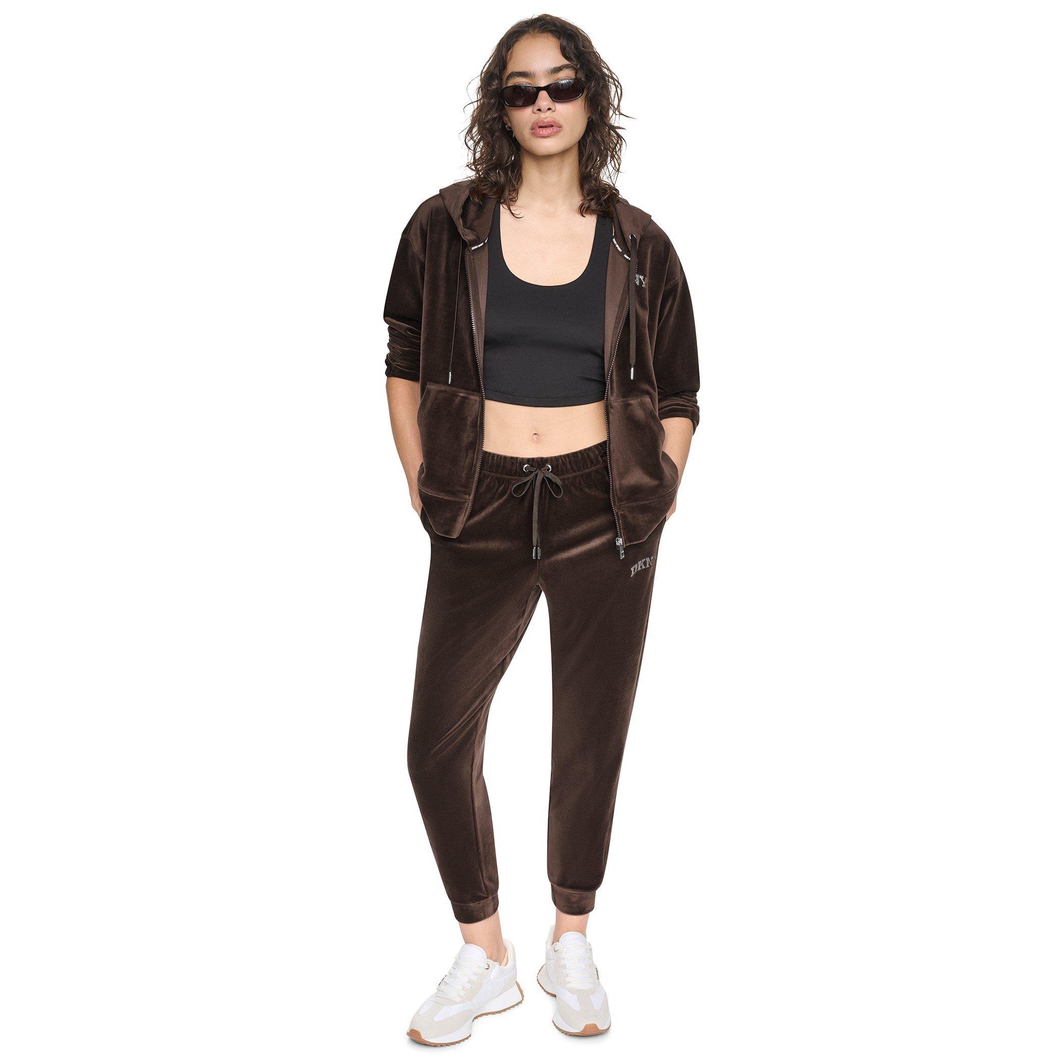 Espresso - DKNY - DKNY VelourDMT Jog Ld64 - 4