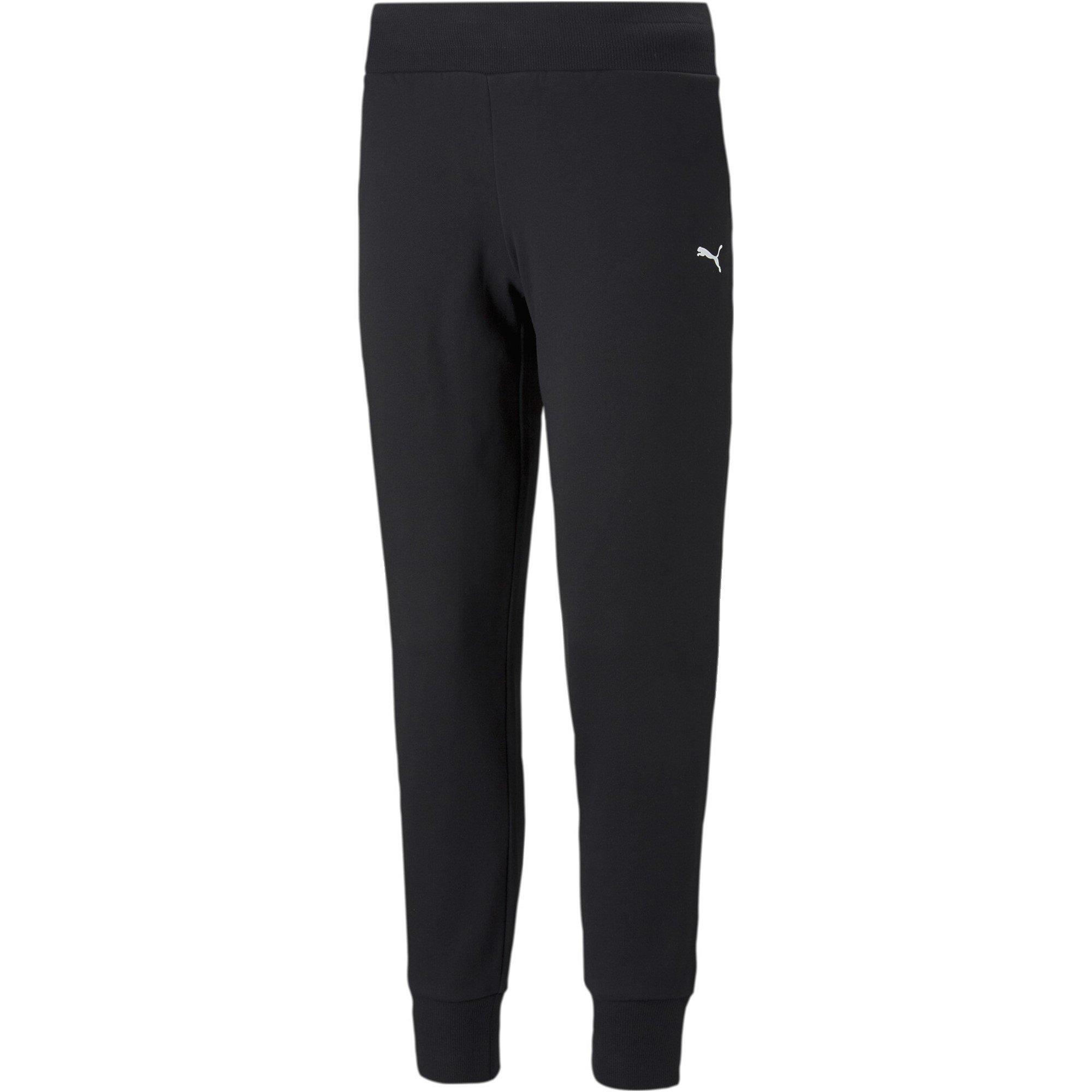 Puma Women's Closed Hem Fleece Joggers - Black Puma Black - 8 (XS)
