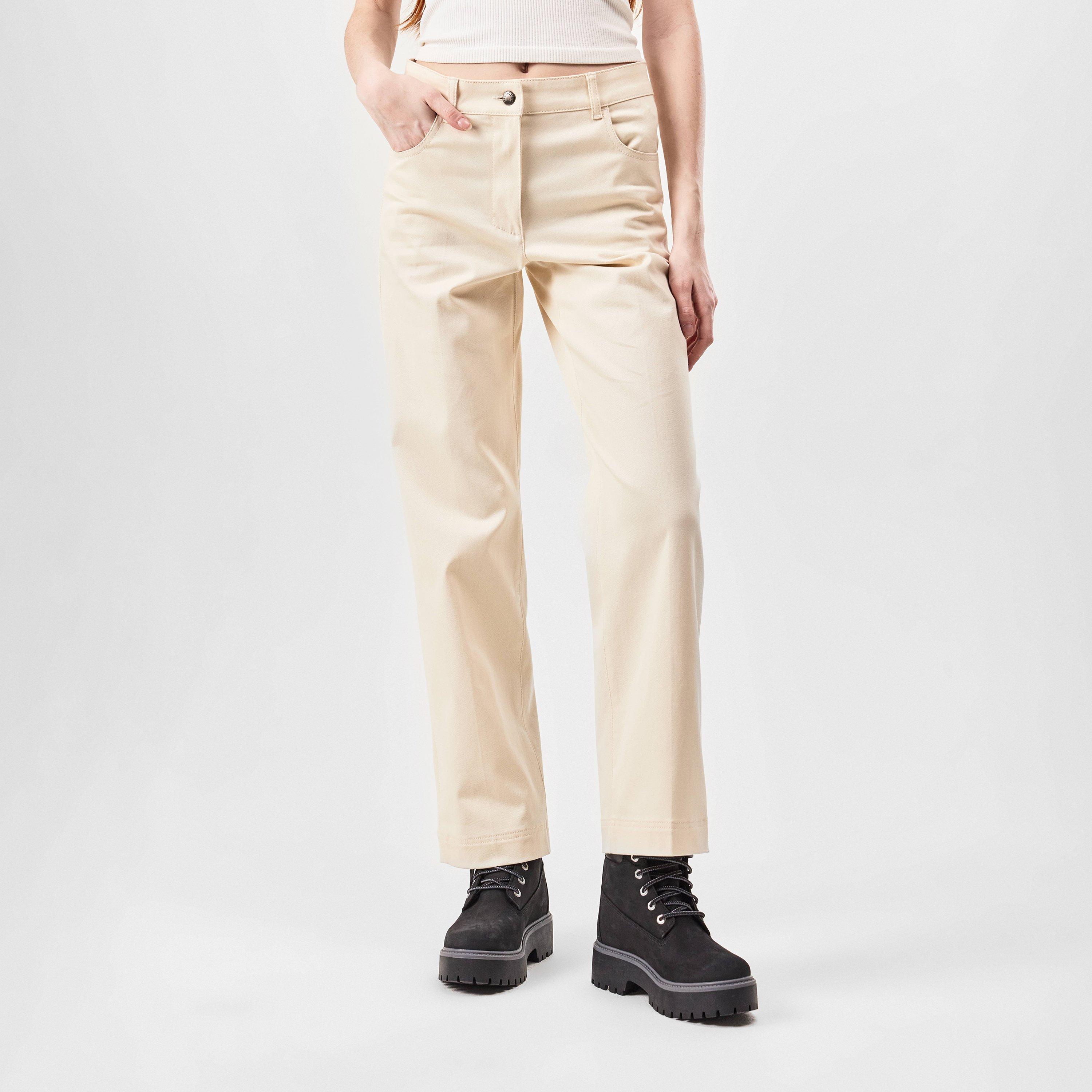 Cream 20N - Moncler - Women's Wide Leg Trousers - 1