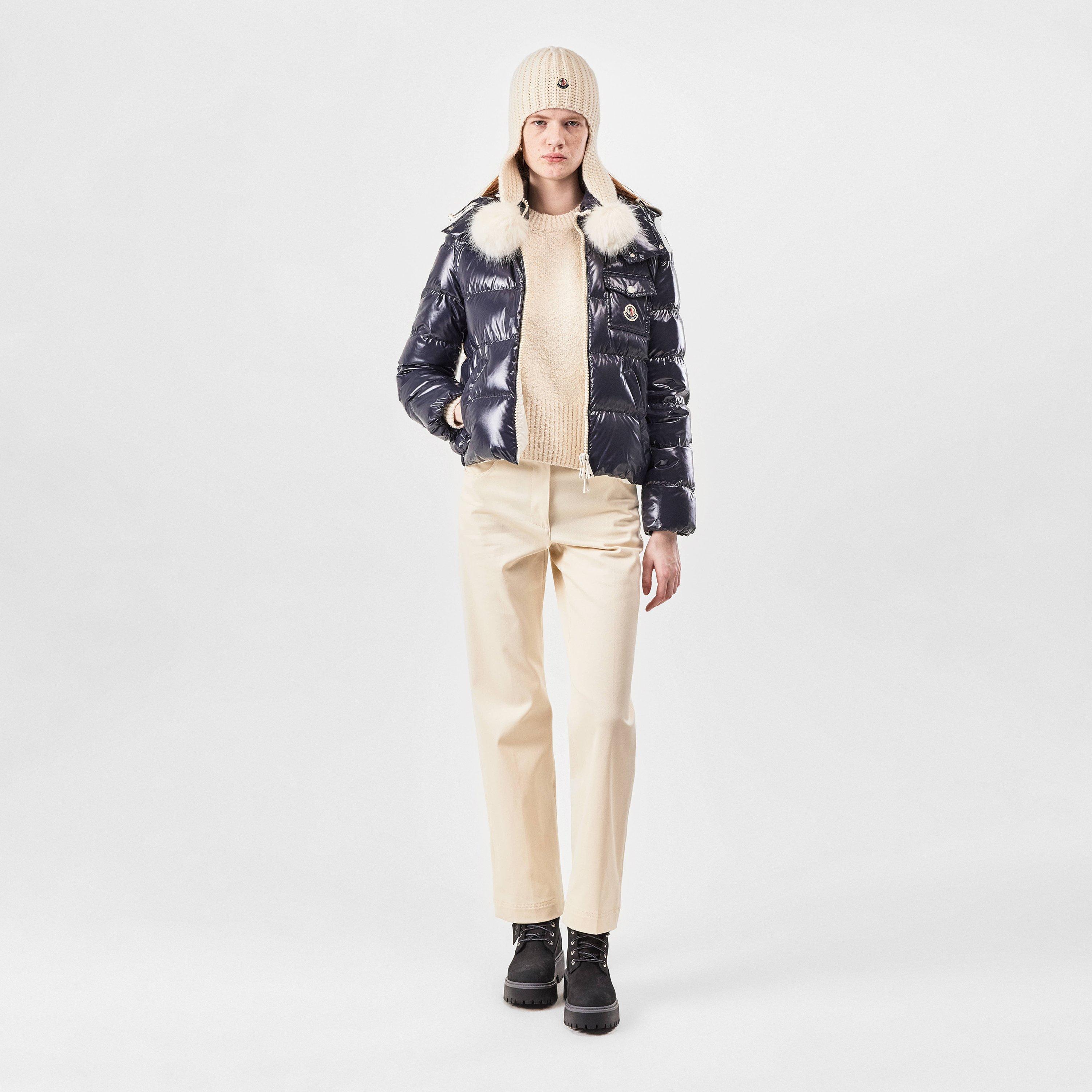 Cream 20N - Moncler - Women's Wide Leg Trousers - 4