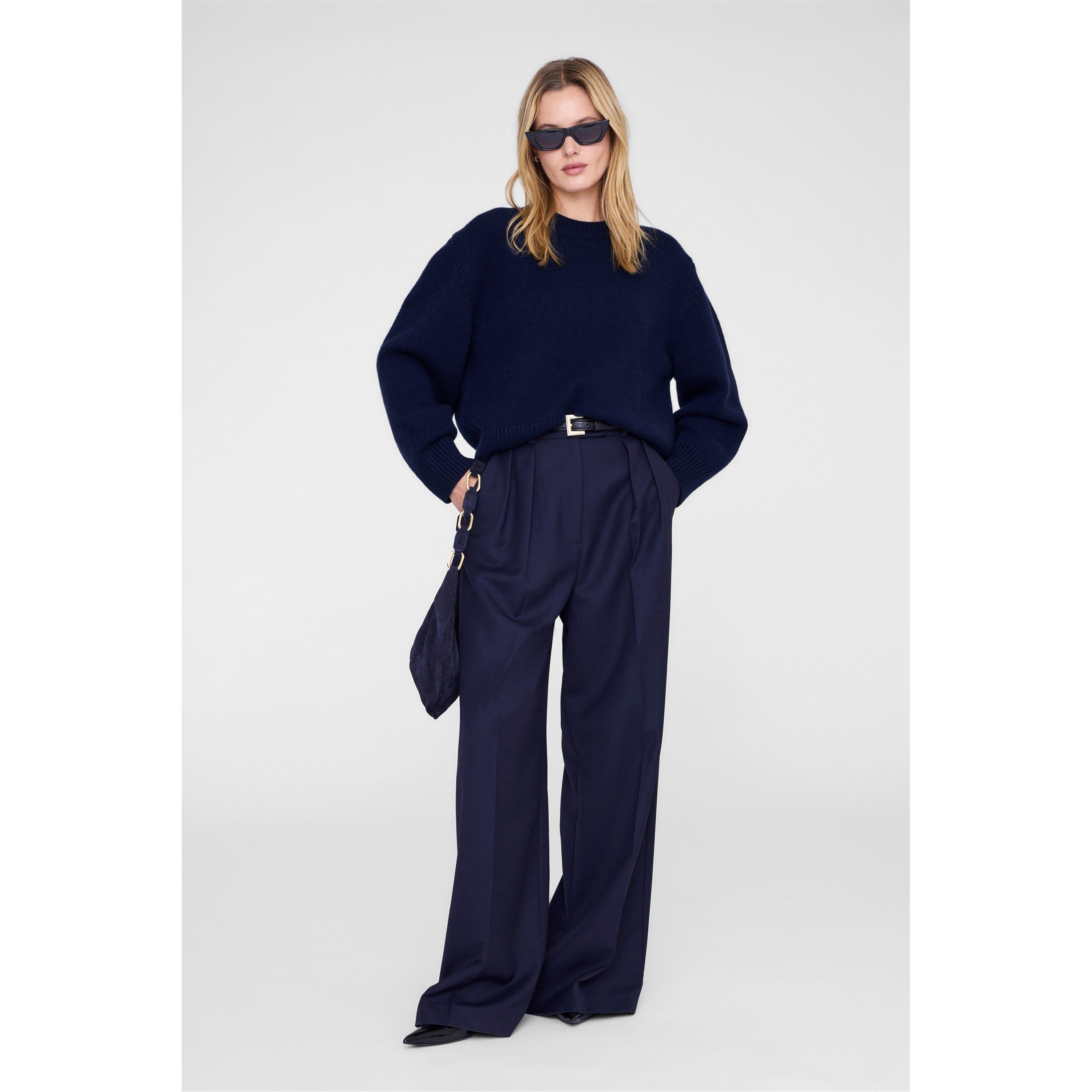 Midnight Blue - Anine Bing - Womens Lou Trousers - 2
