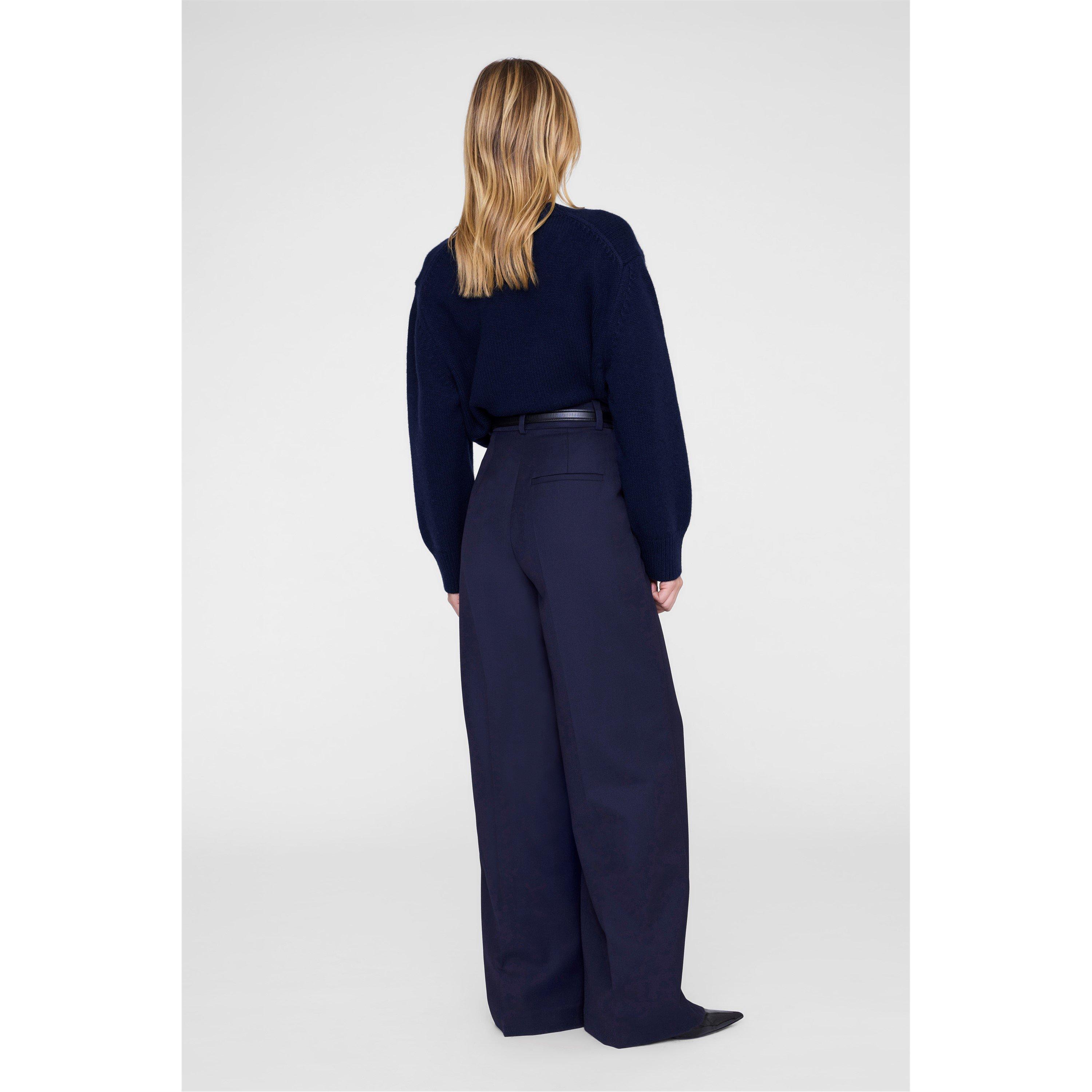 Midnight Blue - Anine Bing - Womens Lou Trousers - 3