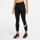 Noir - Nike - Sportswear Essential Women's Mid-Rise Swoosh Leggings - 1