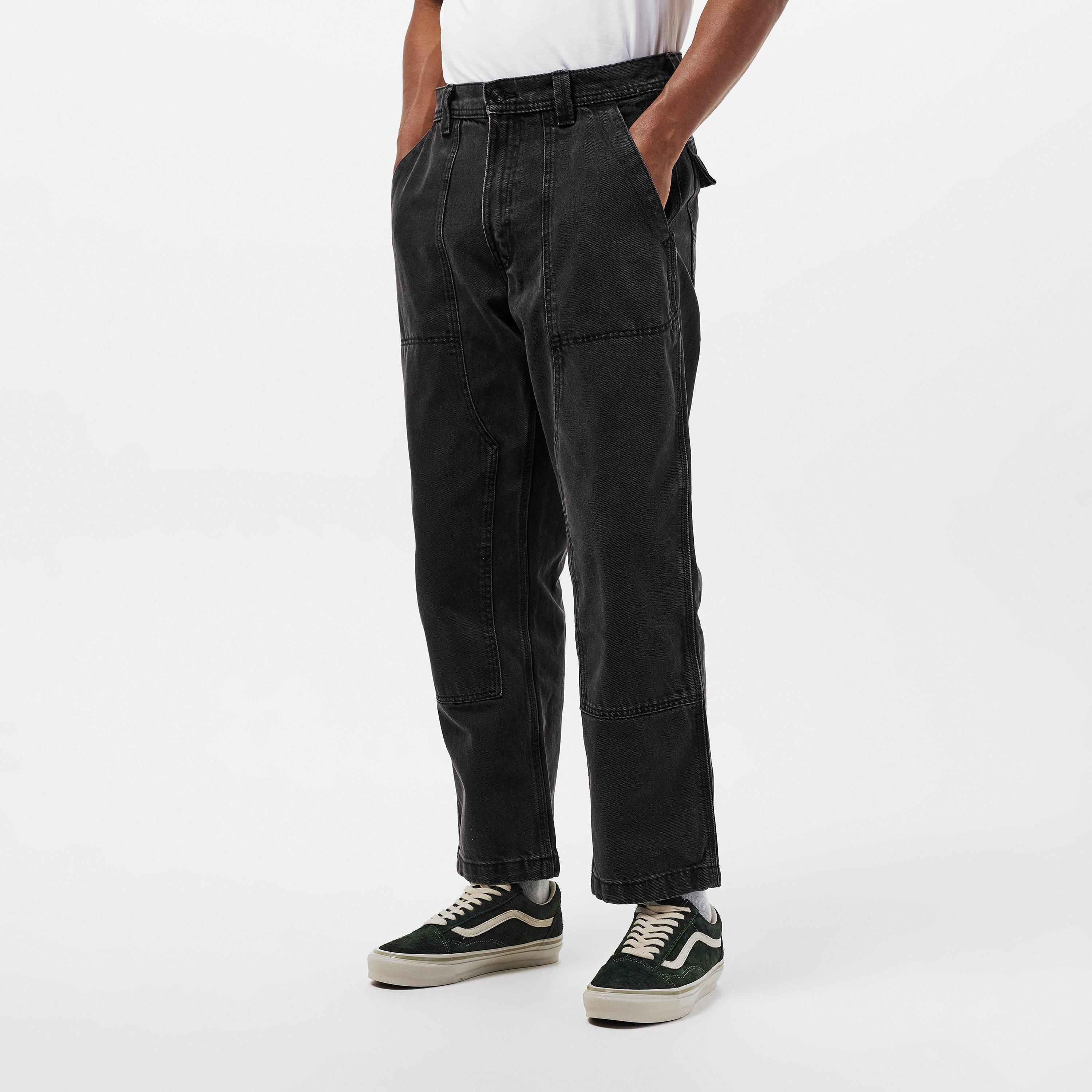 Pirate Black - Vans - Utility Wide Leg Trouser - 3
