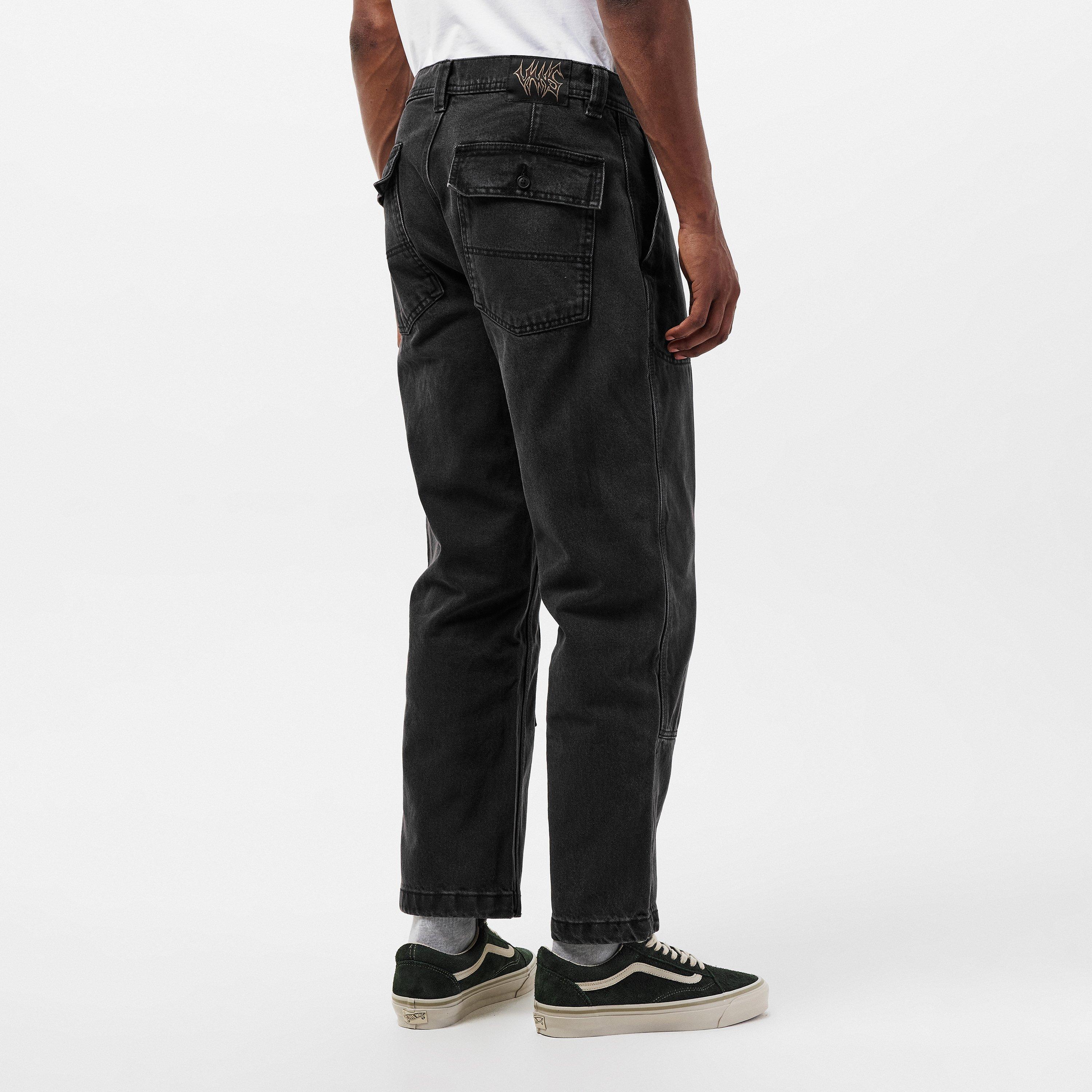 Pirate Black - Vans - Utility Wide Leg Trouser - 4