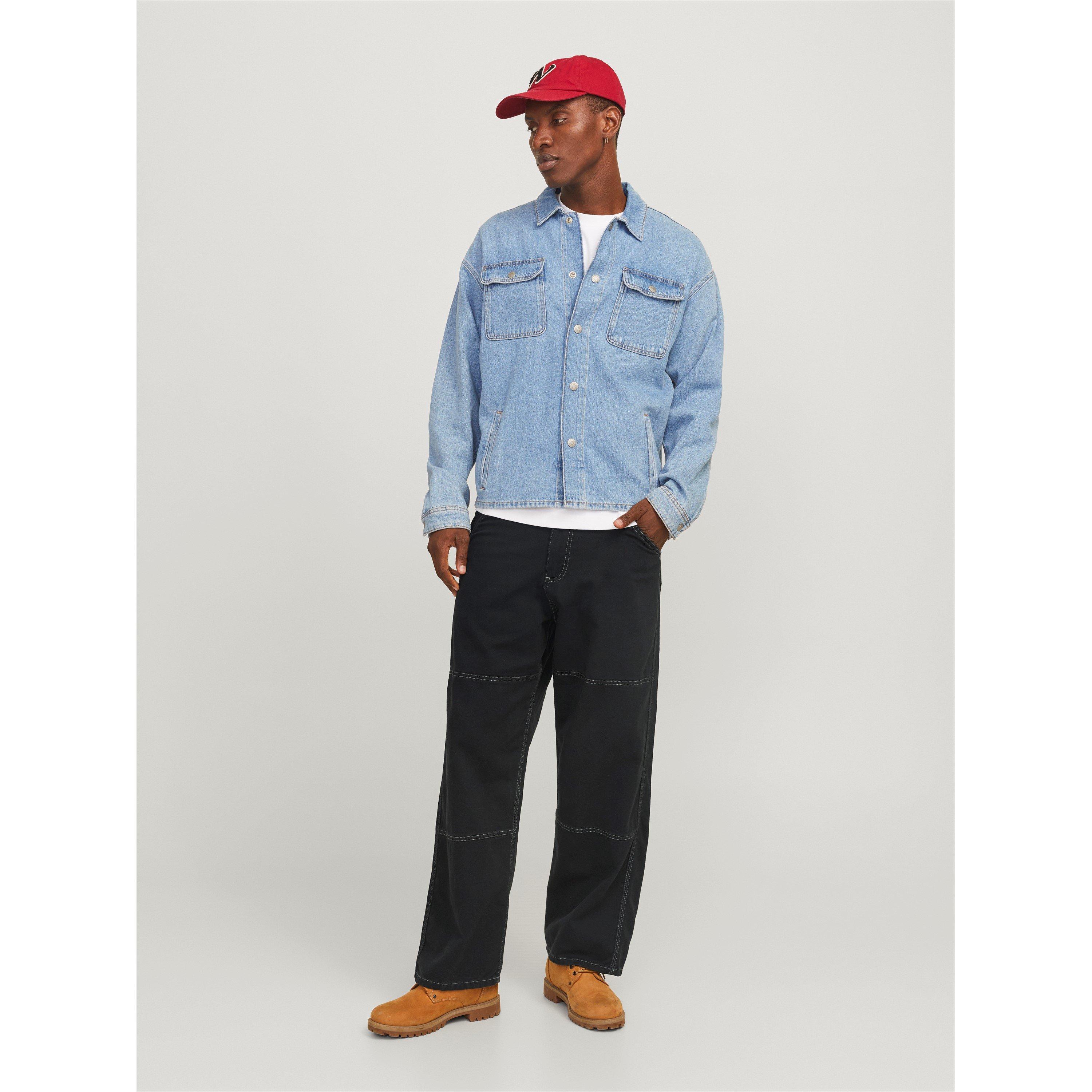 Black - Jack and Jones - Owen Wide Leg Trouser - 3