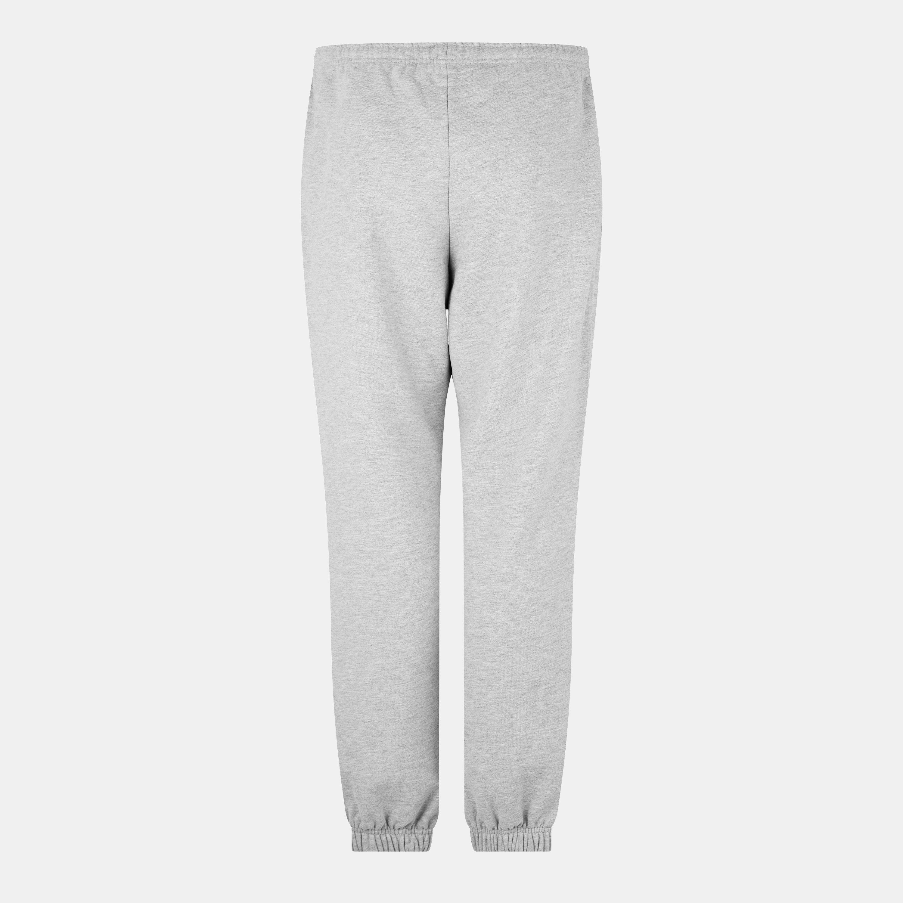 Grey Marl - Jack Wills - Closed Hem Fleece Joggers - 2