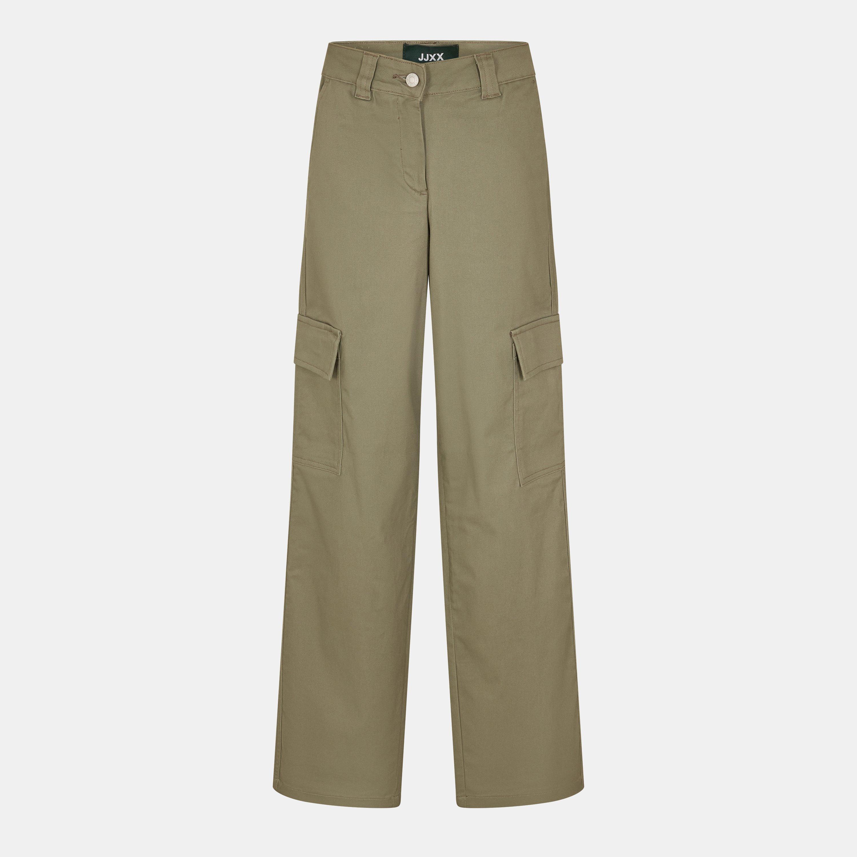 Jjxx Women's Straight Cargo Trouser - Dusty Olive - 12 (M)