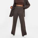 CHOCOLATE - I Saw It First - ISAWITFIRST Recycled Cosy Knit Wide Leg Trousers Co-Ord - 2