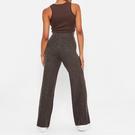 CHOCOLATE - I Saw It First - ISAWITFIRST Recycled Cosy Knit Wide Leg Trousers Co-Ord - 5